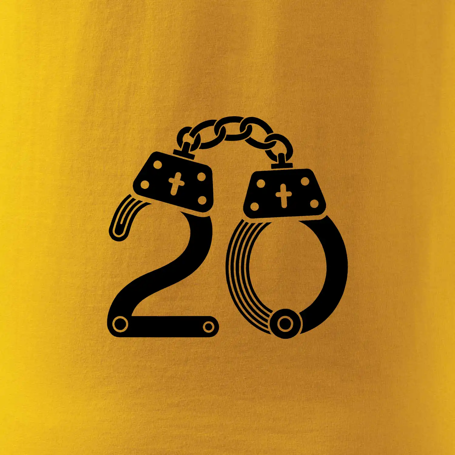 Narozeninové tričko pro policajta - pouta 20