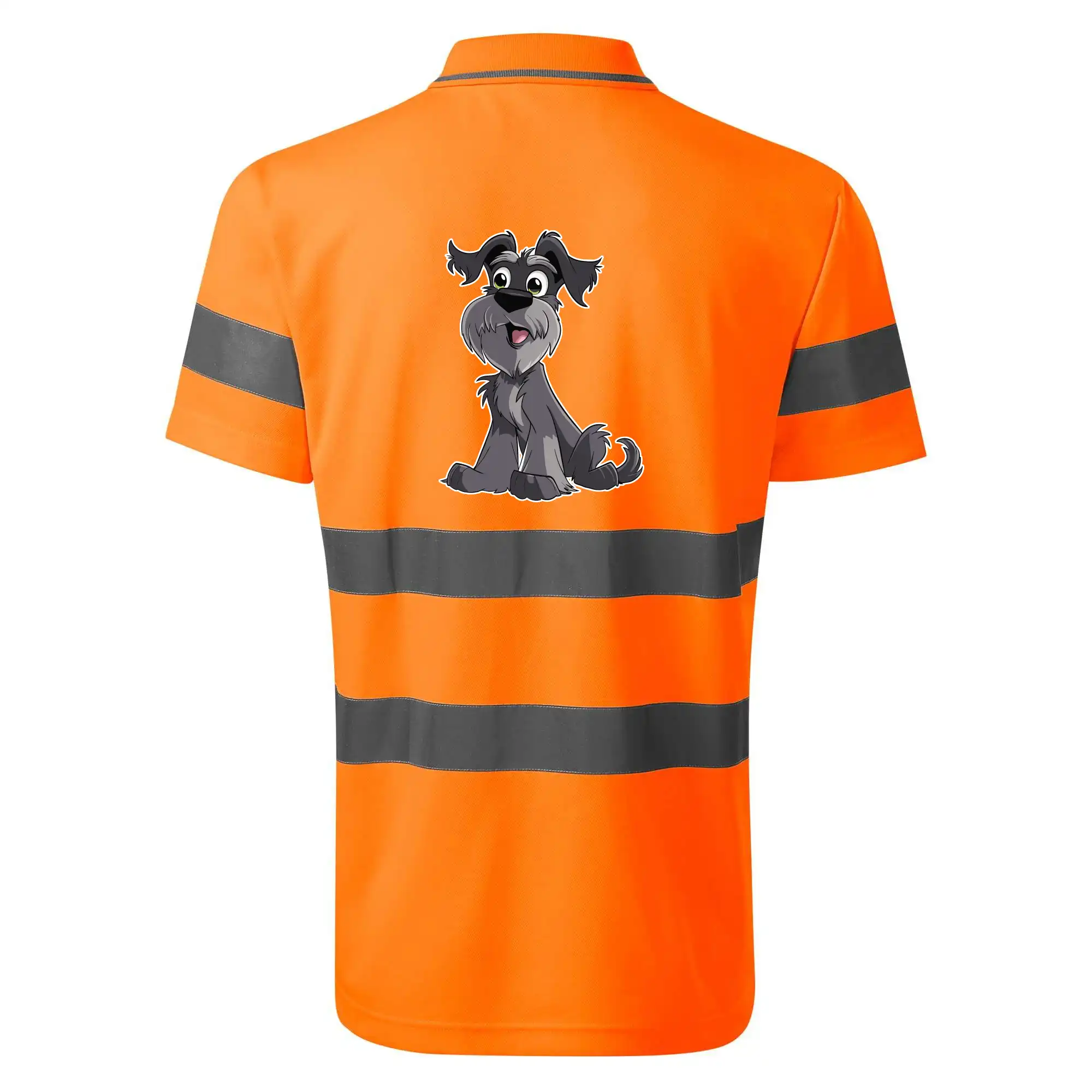 Knírač kreslený sedící