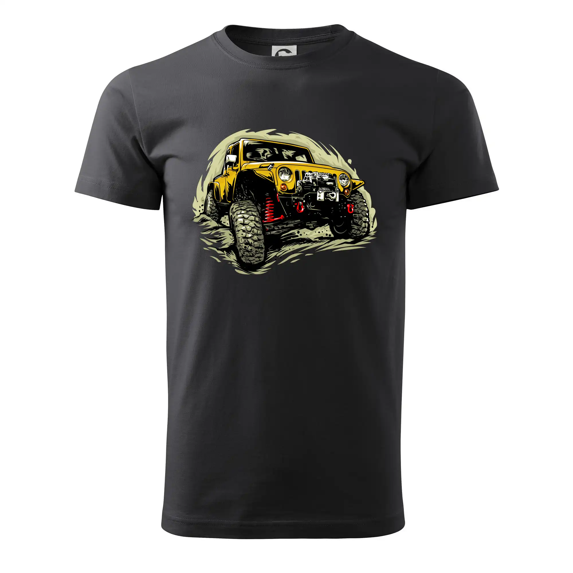 Žlutý offroad s navijákem