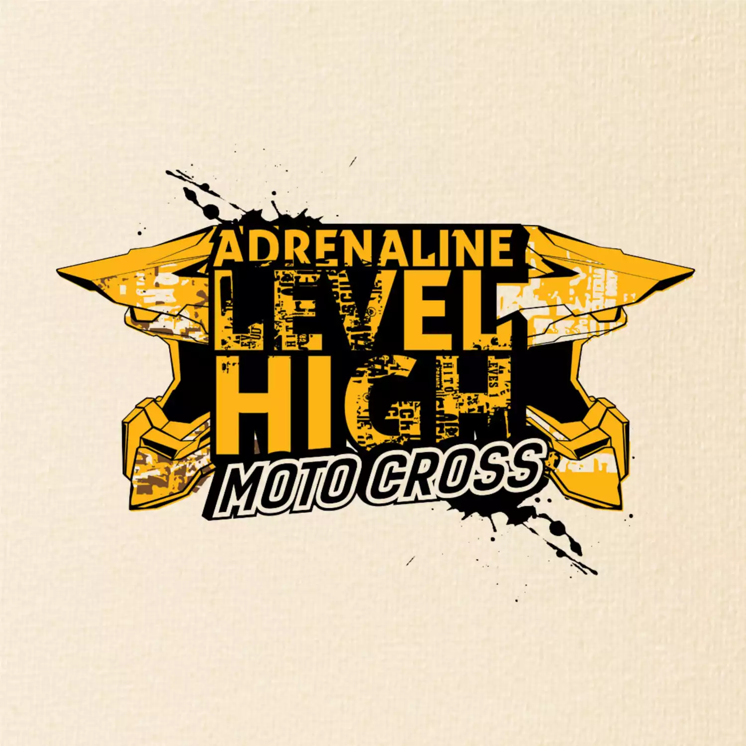 Motocross adrenaline level high