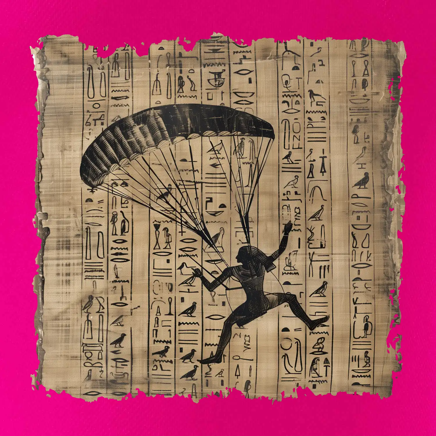 Egyptské hieroglyfy paraglide