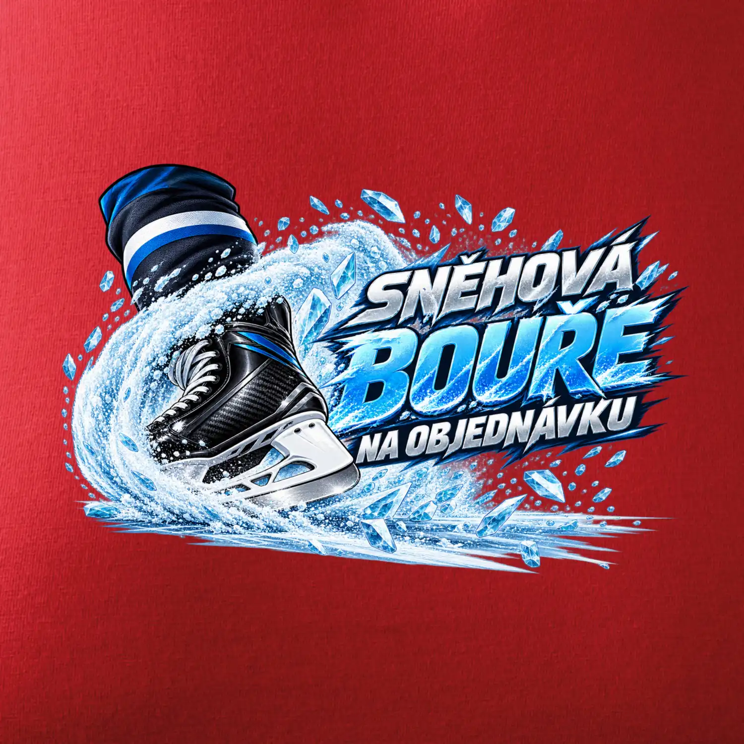 Hokejová sněhová bouře