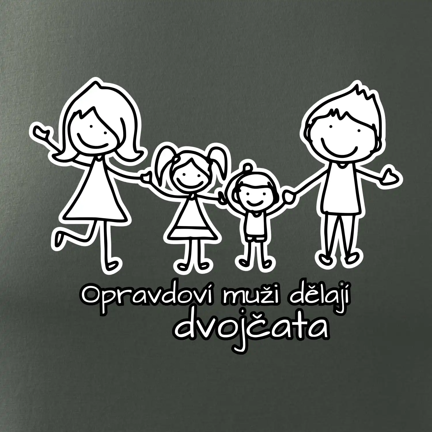 Opravdoví muži dělají dvojčata - holka kluk