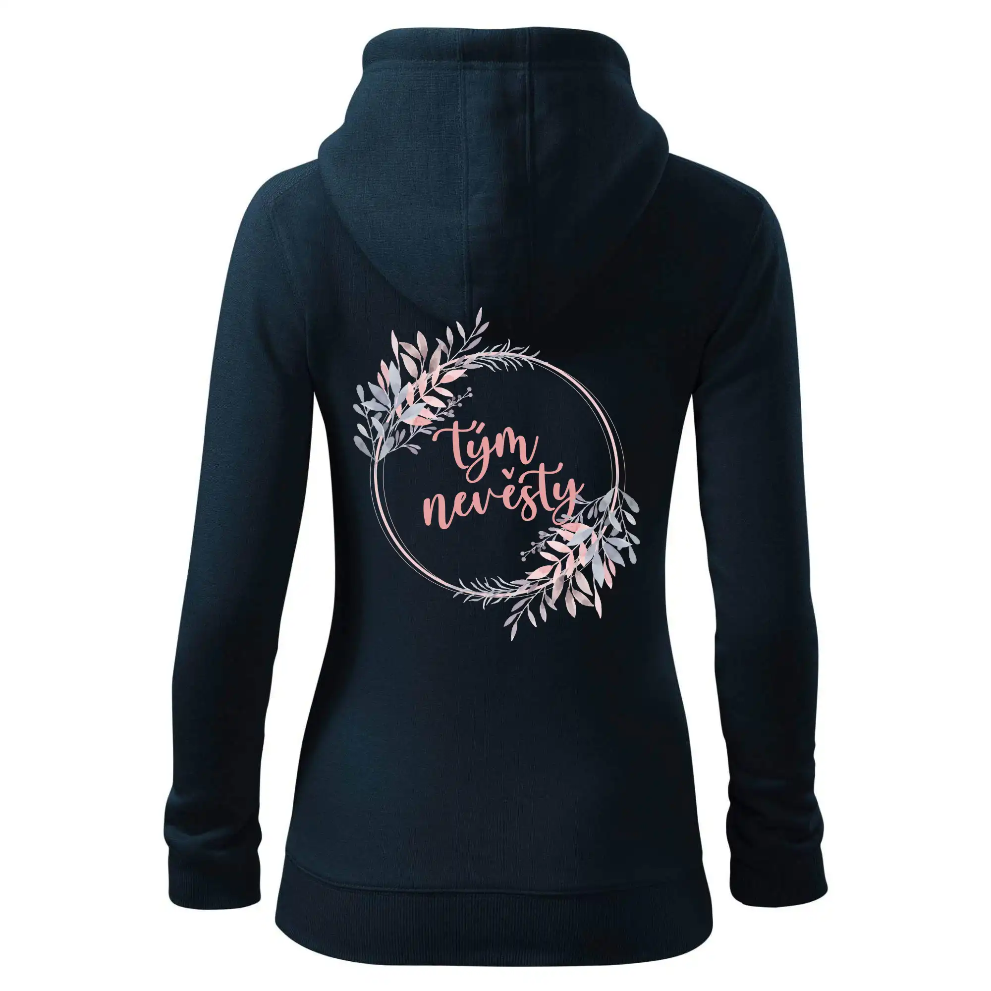 Tým nevěsty květinový kruh růžový