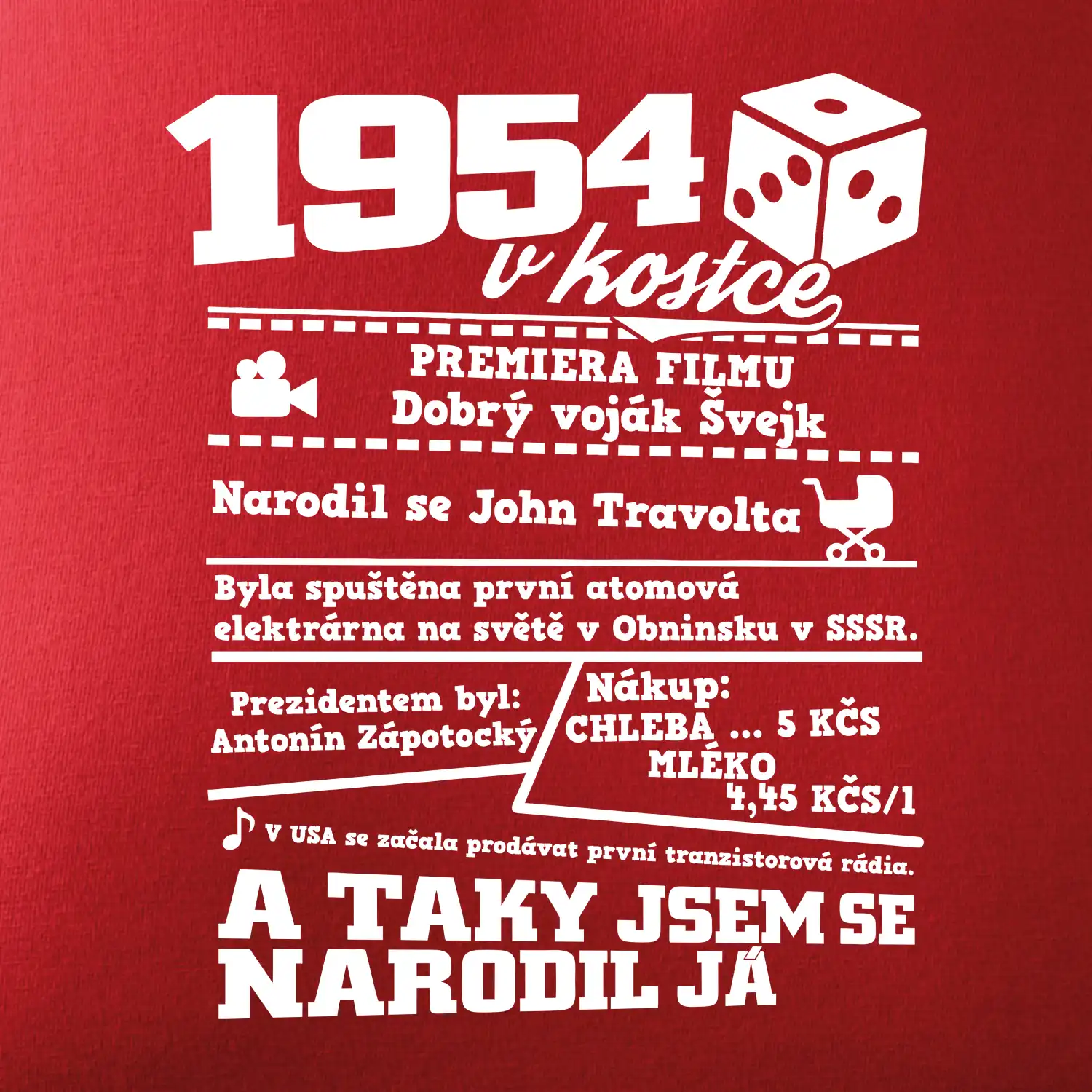 1954 v kostce