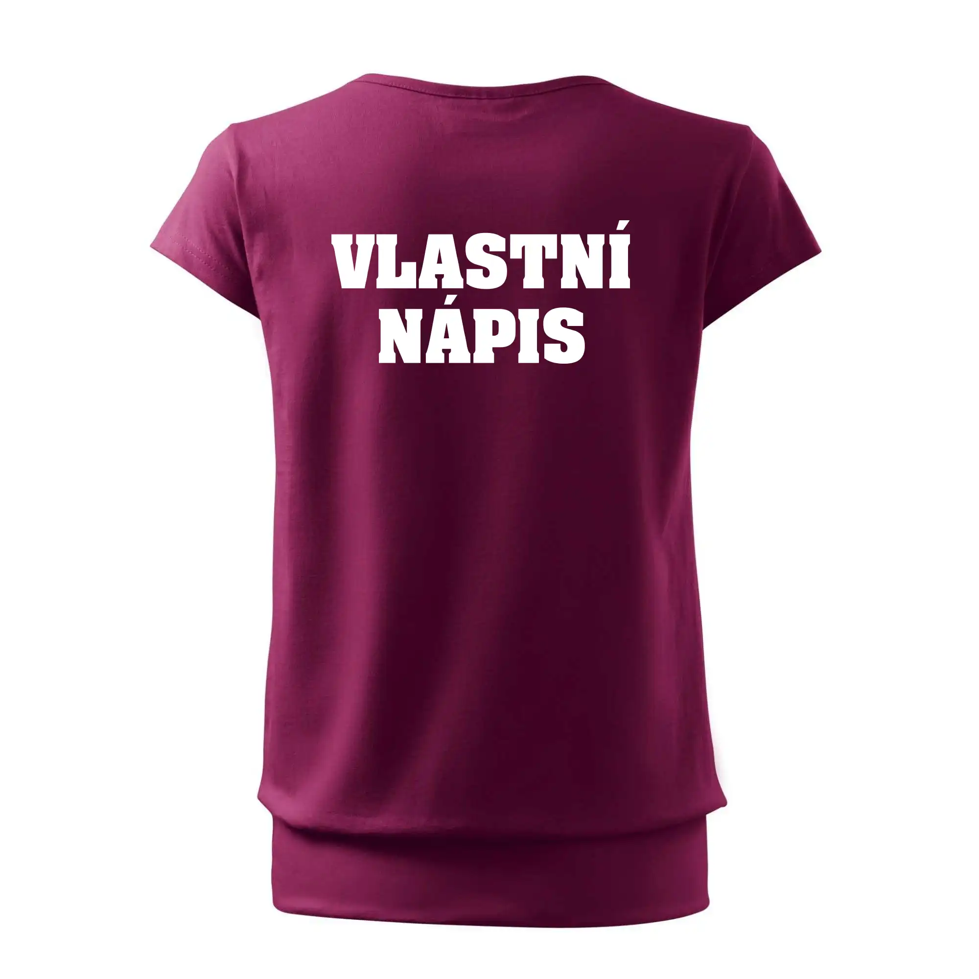 Hvězda života - vlastní nápis vpředu a vzadu