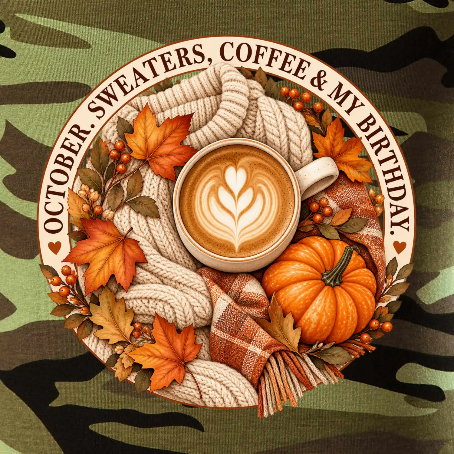 October sweaters coffee my birthday podzimní káva a svetr