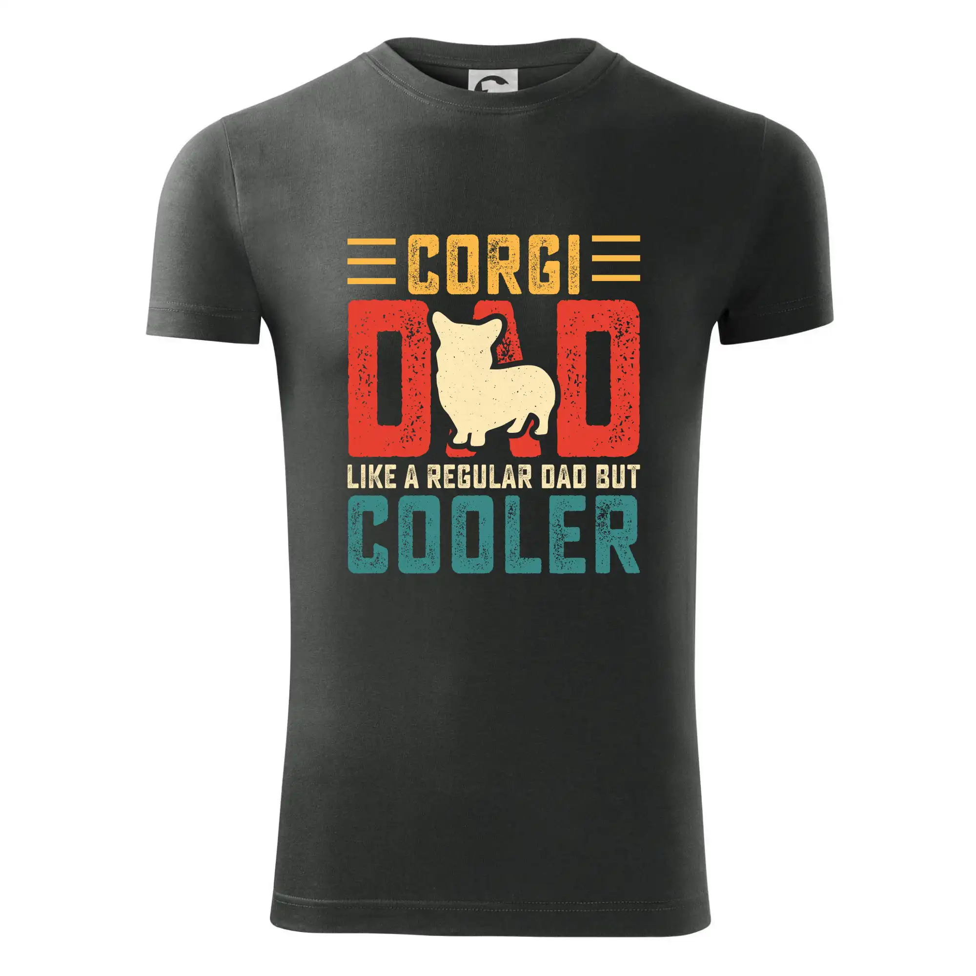 Corgi dad like a regular dad but cooler