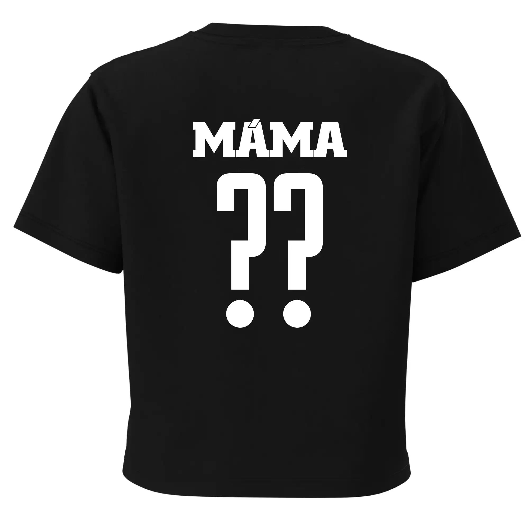Máma - dres se jménem a číslem