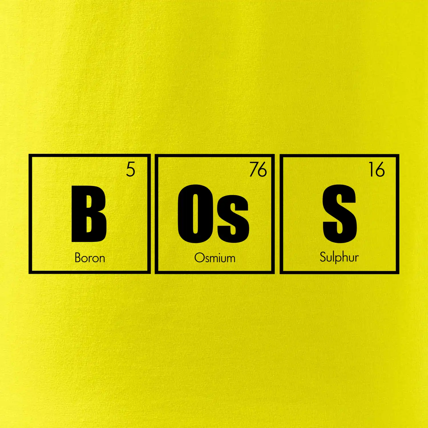 Periodická tabulka BOsS