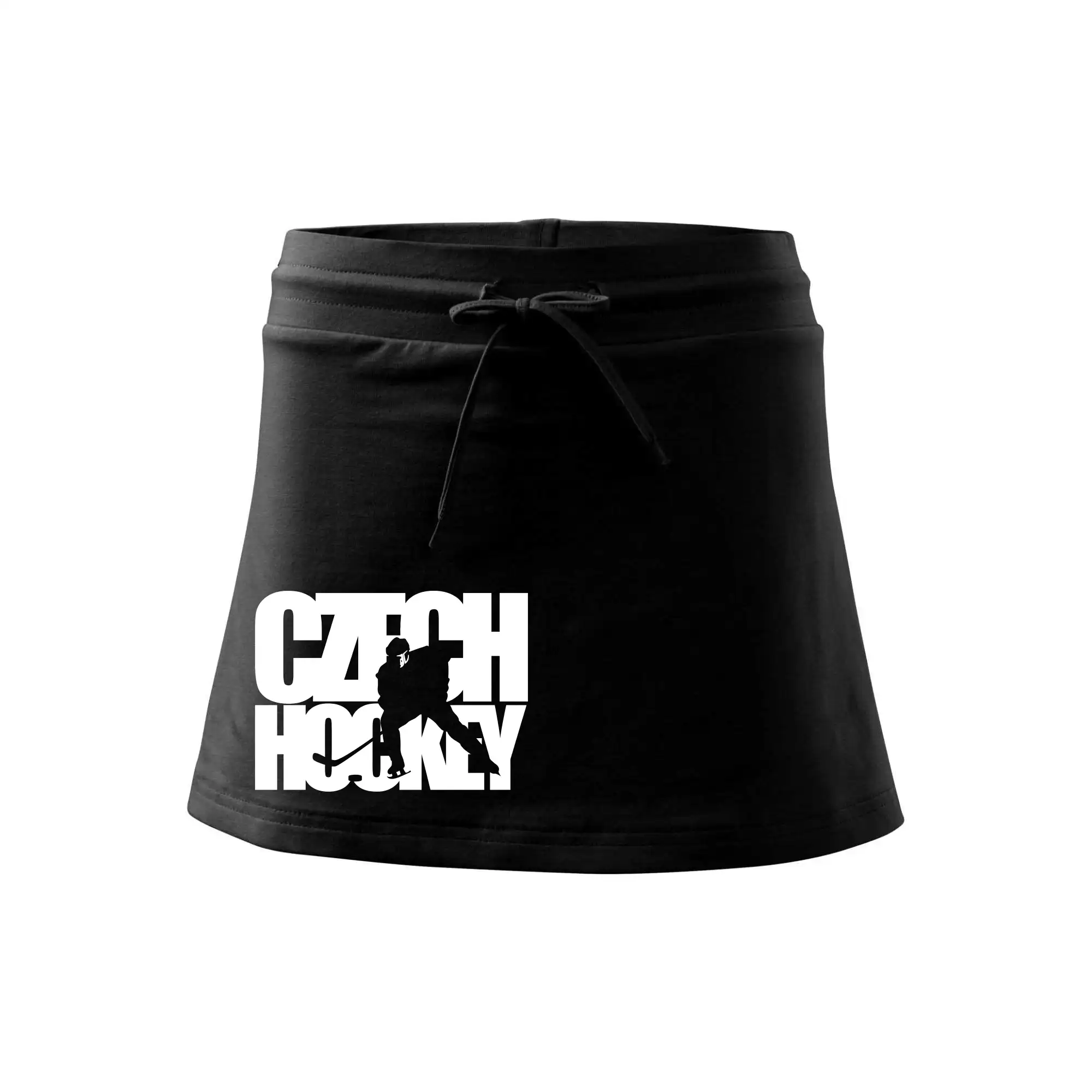 Czech hockey - nápis s hokejistou - Mistrovství světa v ledním hokeji 2026