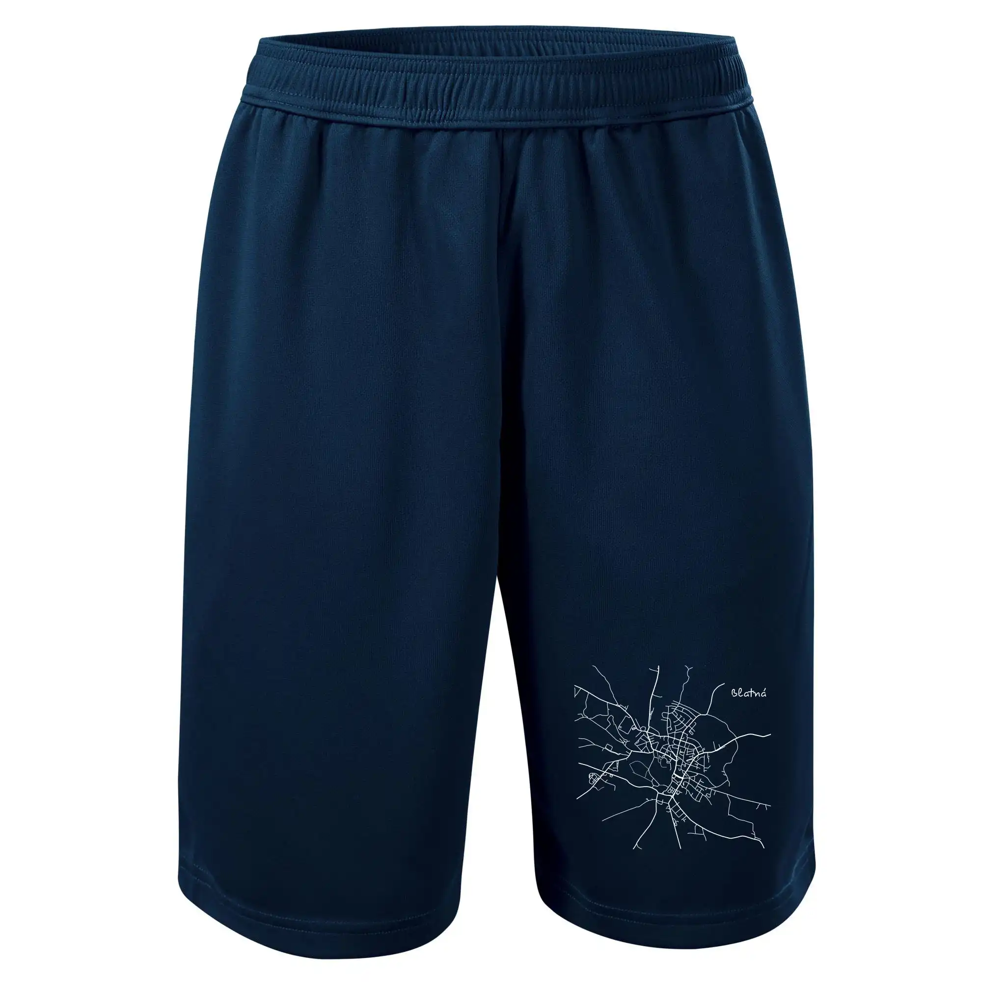 Černobílá mapa Blatná