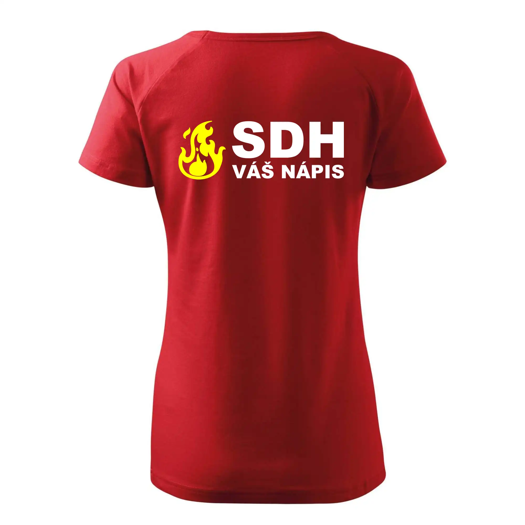 SDH nápis (oheň, název sboru - vlastní nápis)
