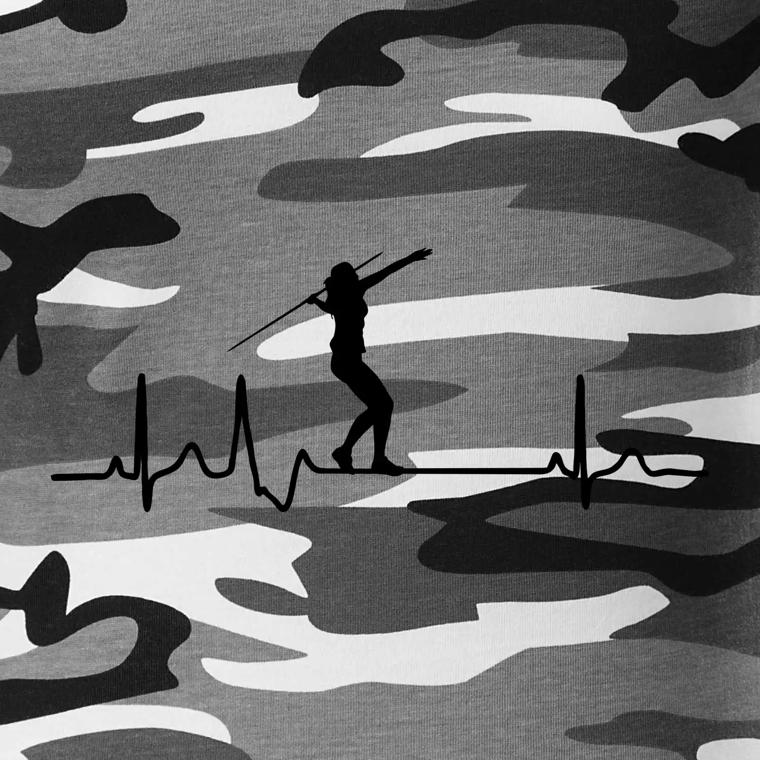 EKG hod oštěpem žena