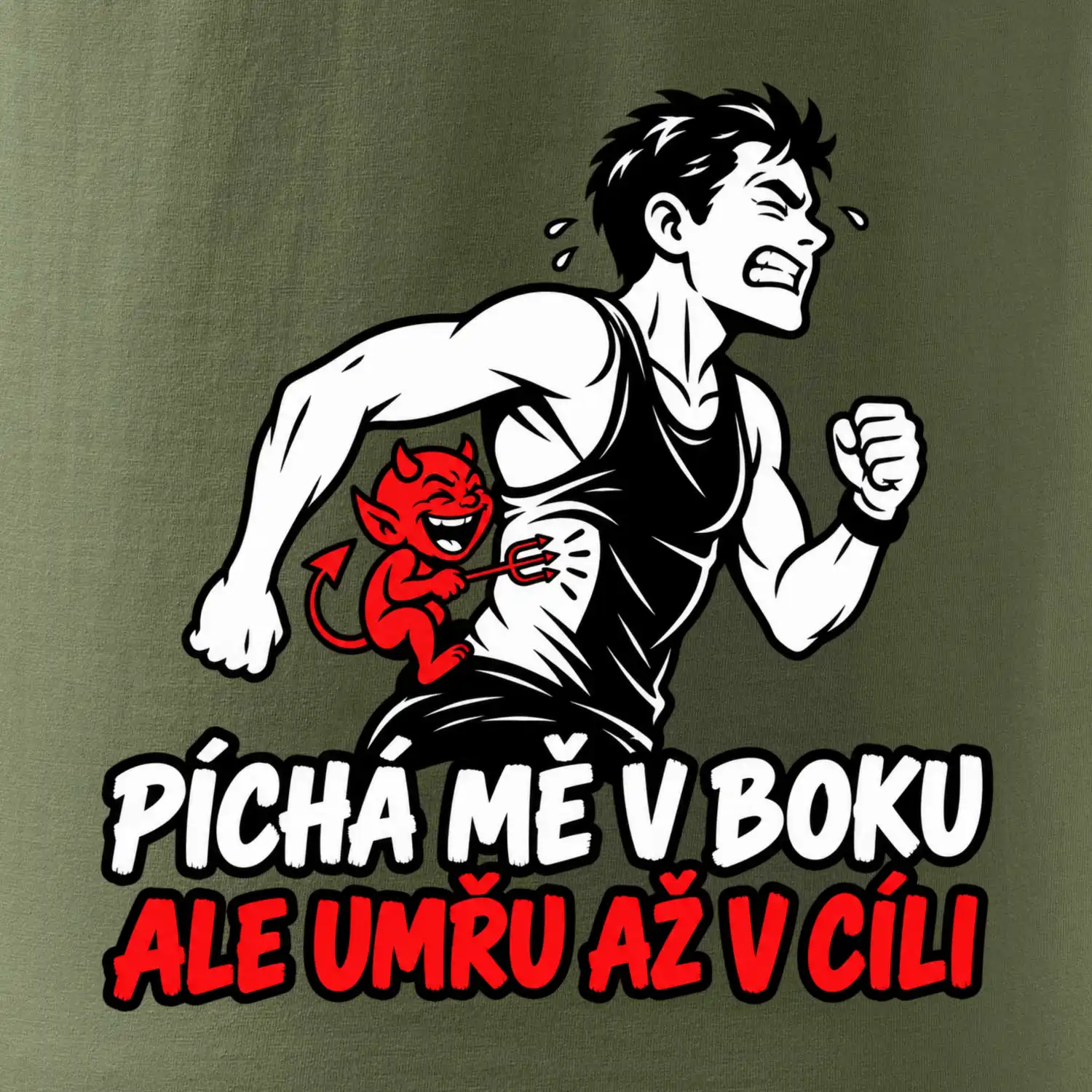 Běžec píchá mě v boku