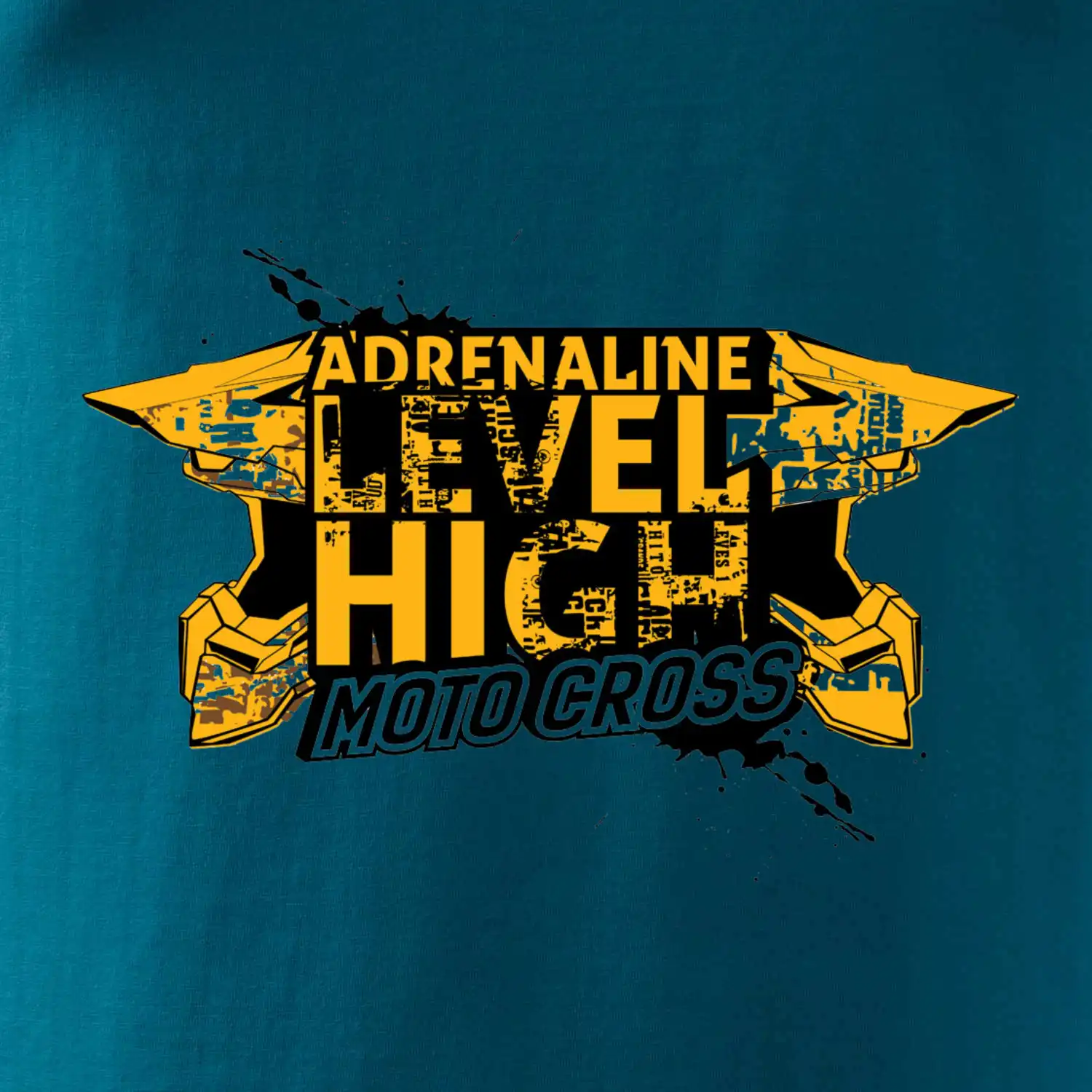 Motocross adrenaline level high