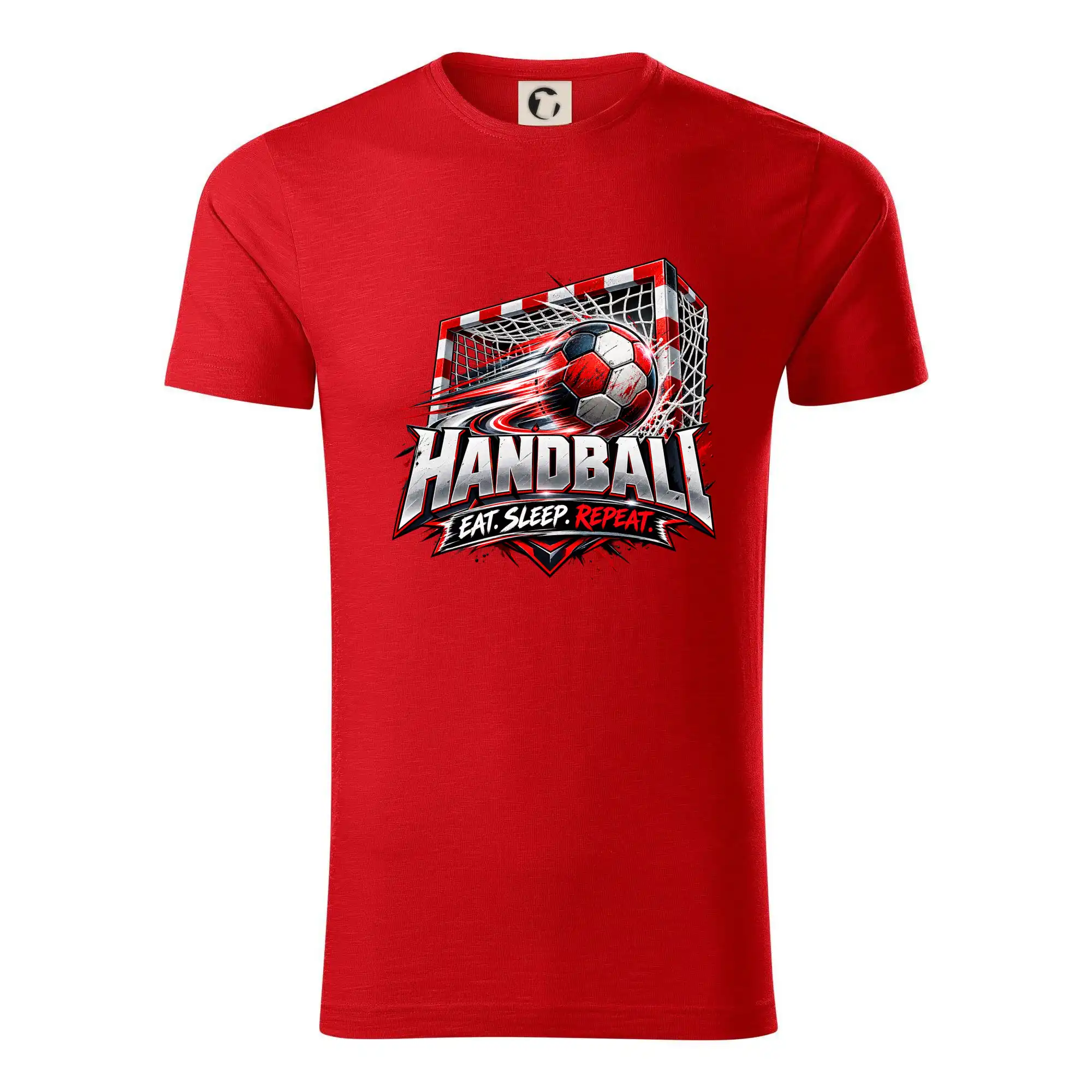 Házenkářský míč v brance eat sleep repeat