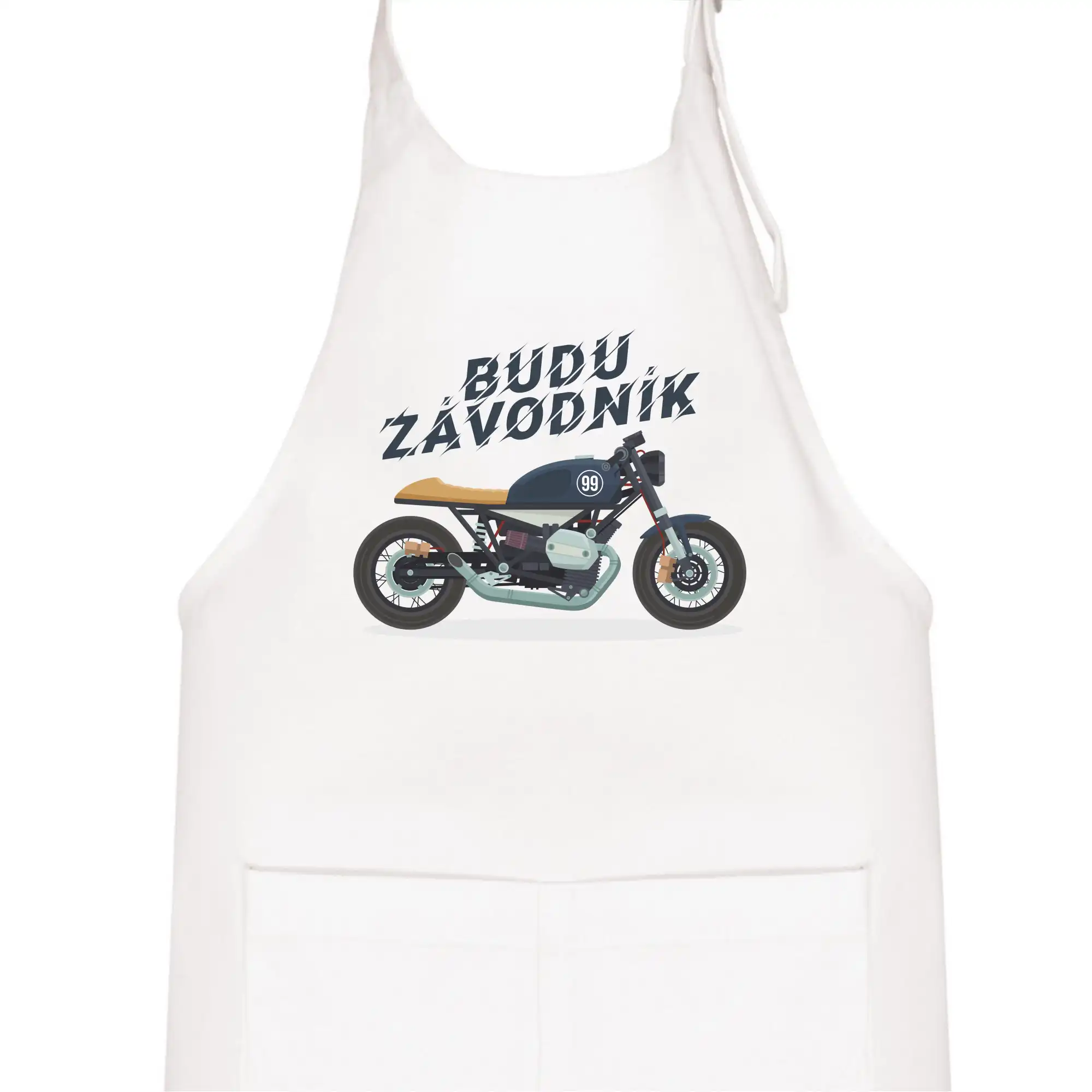 Budu závodník  modrý cafe racer