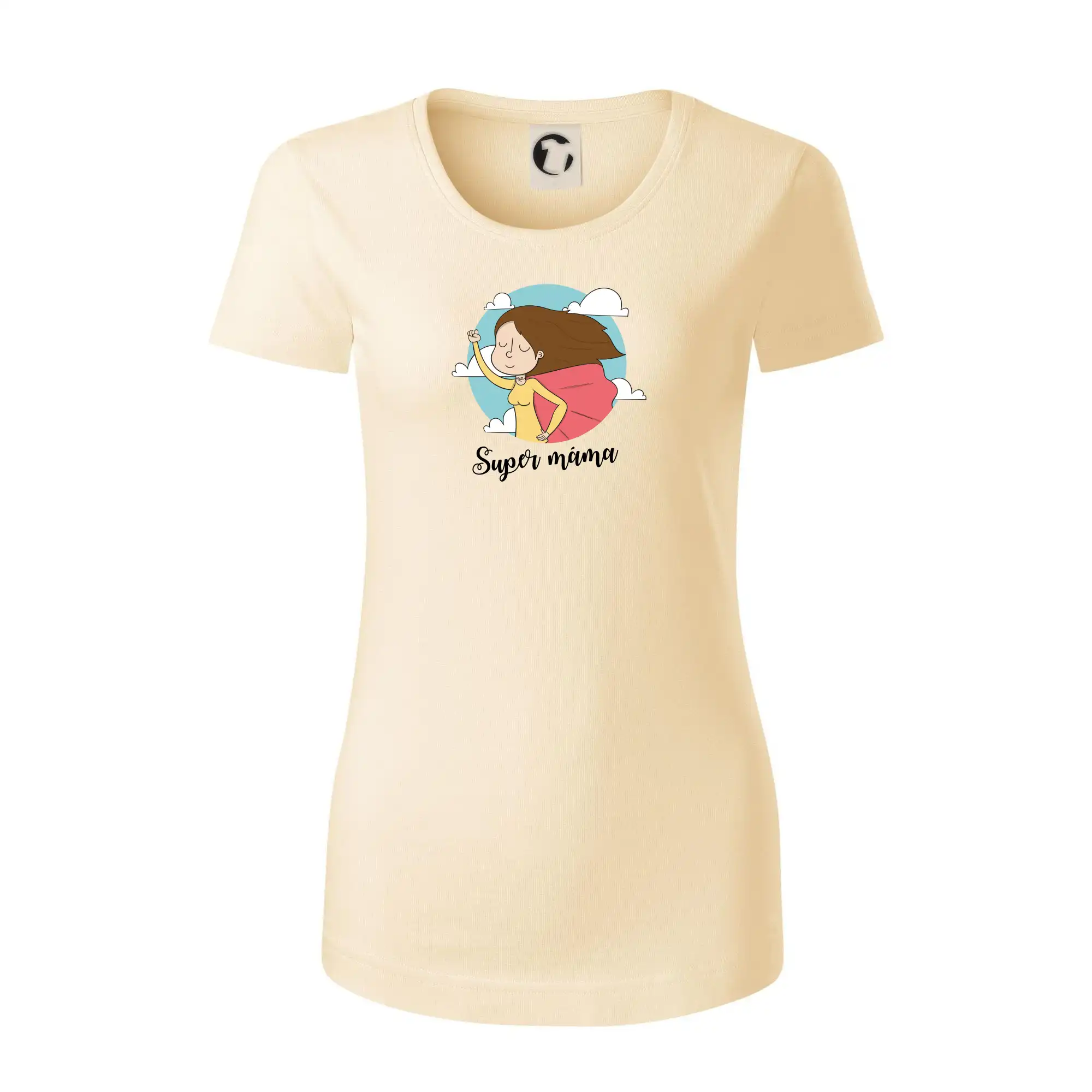 Kreslený obrázek Super máma