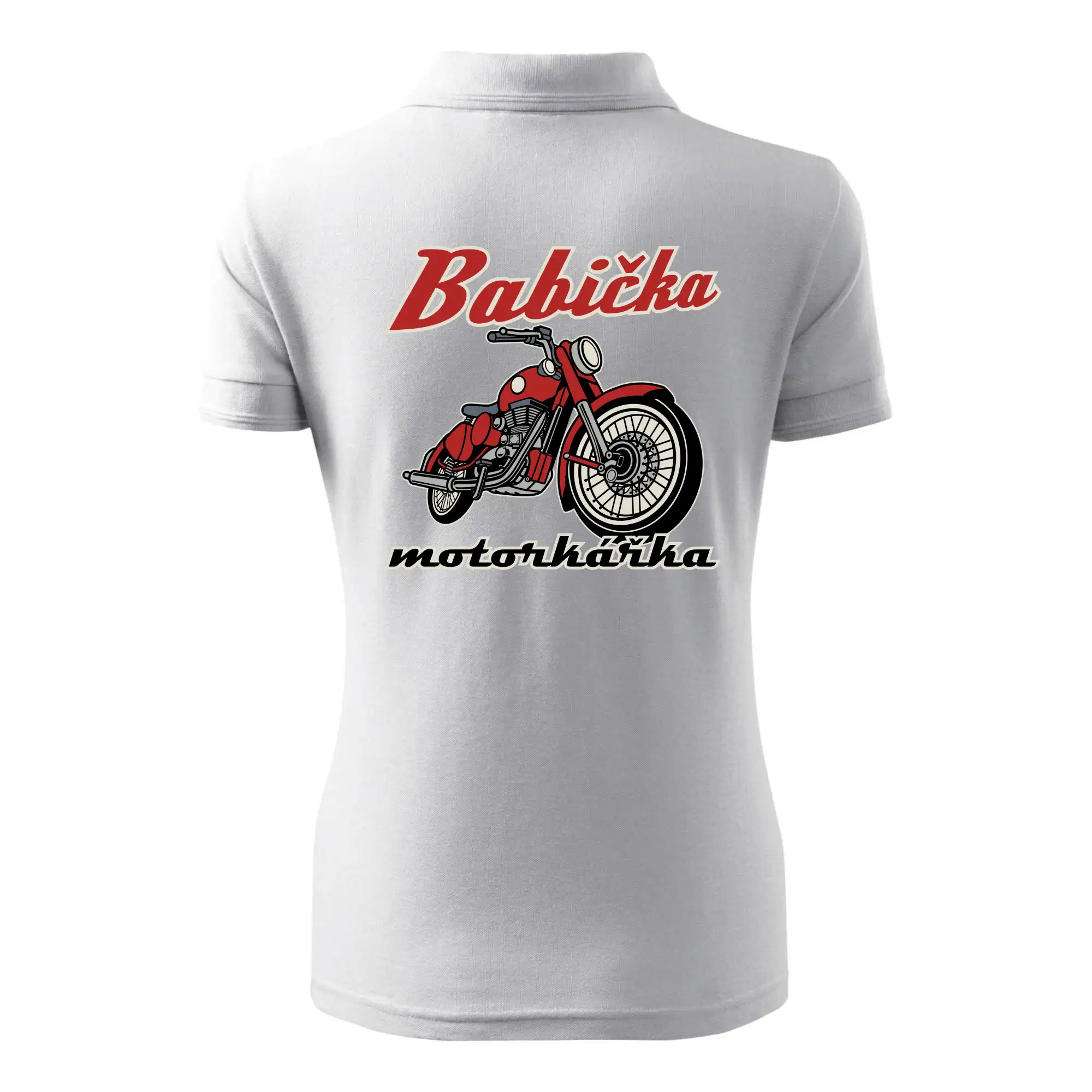 Babička motorkářka