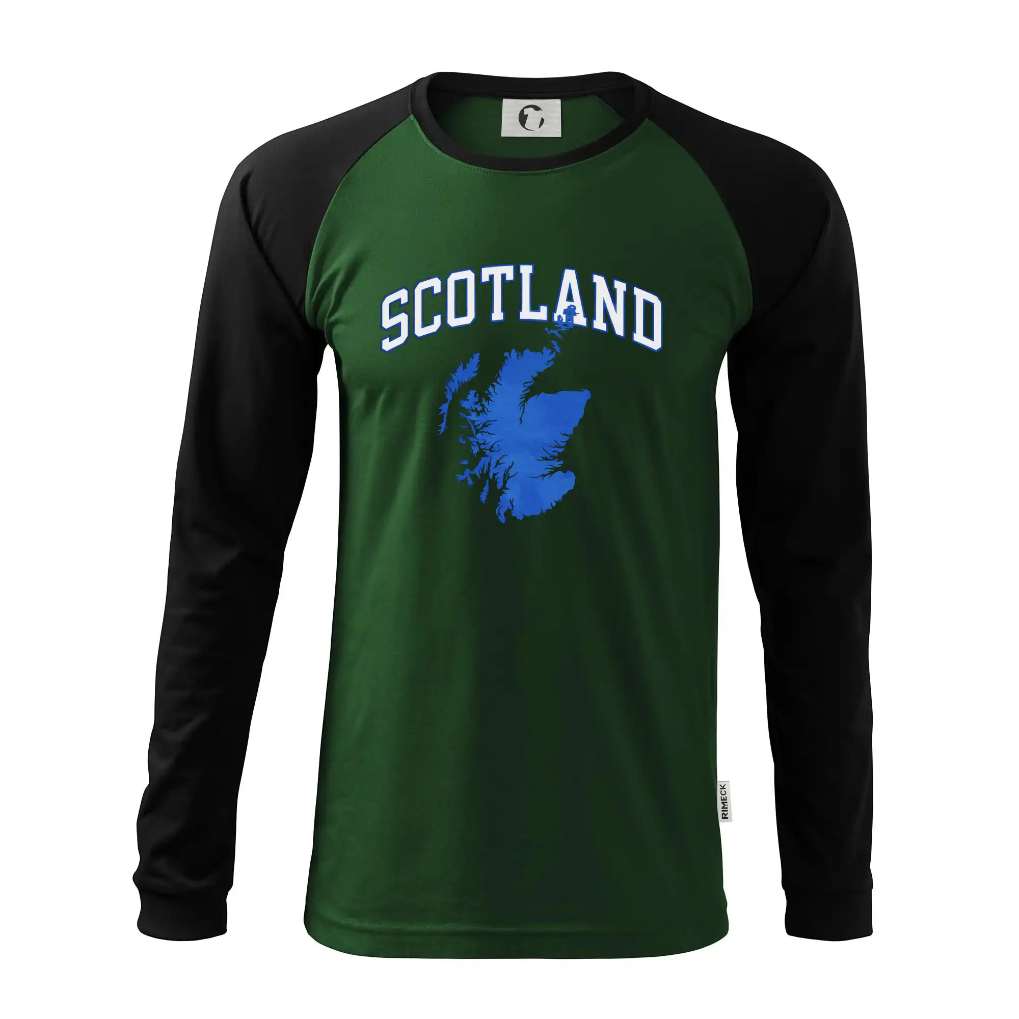 Scotland nápis s mapou