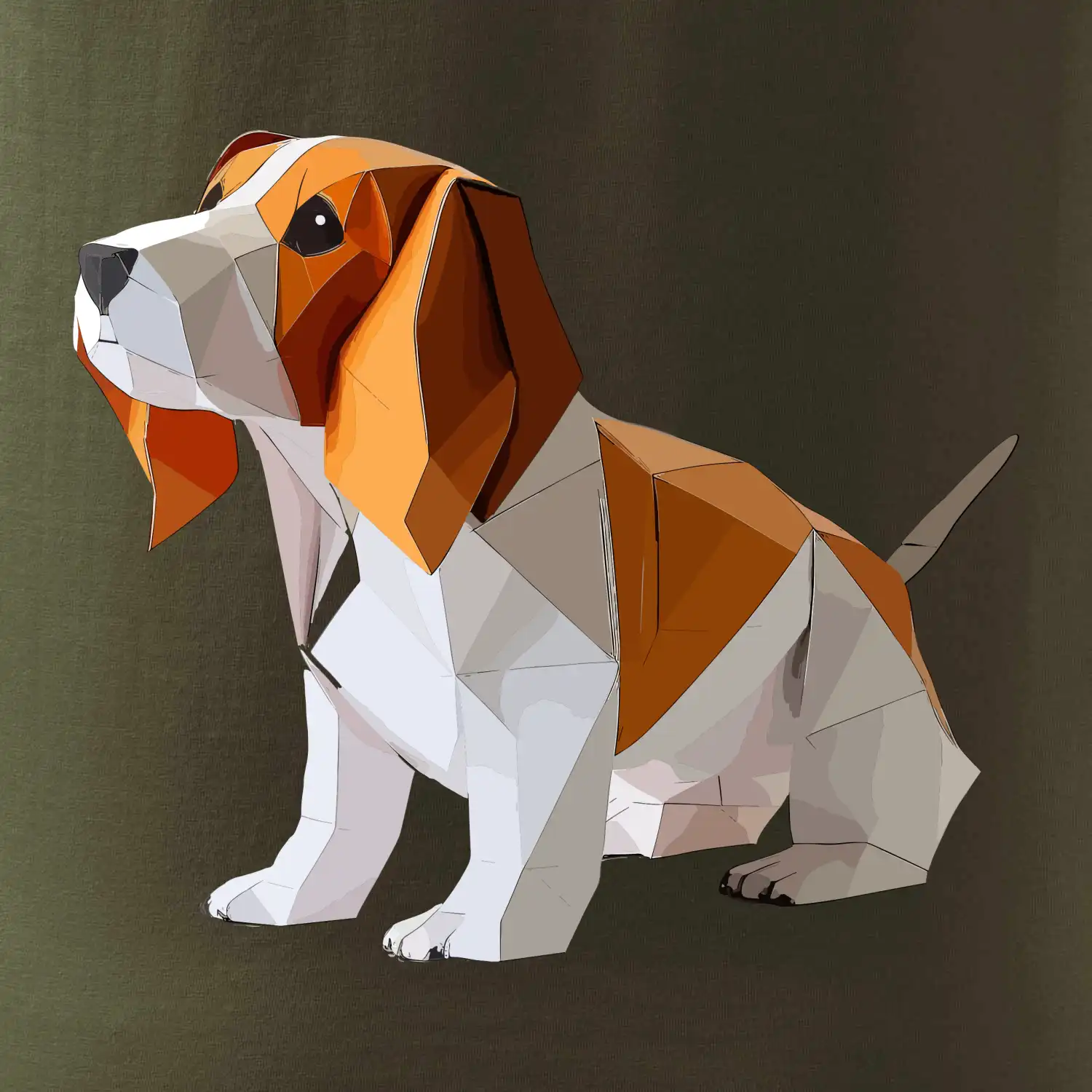 Bígl slepený z papíru