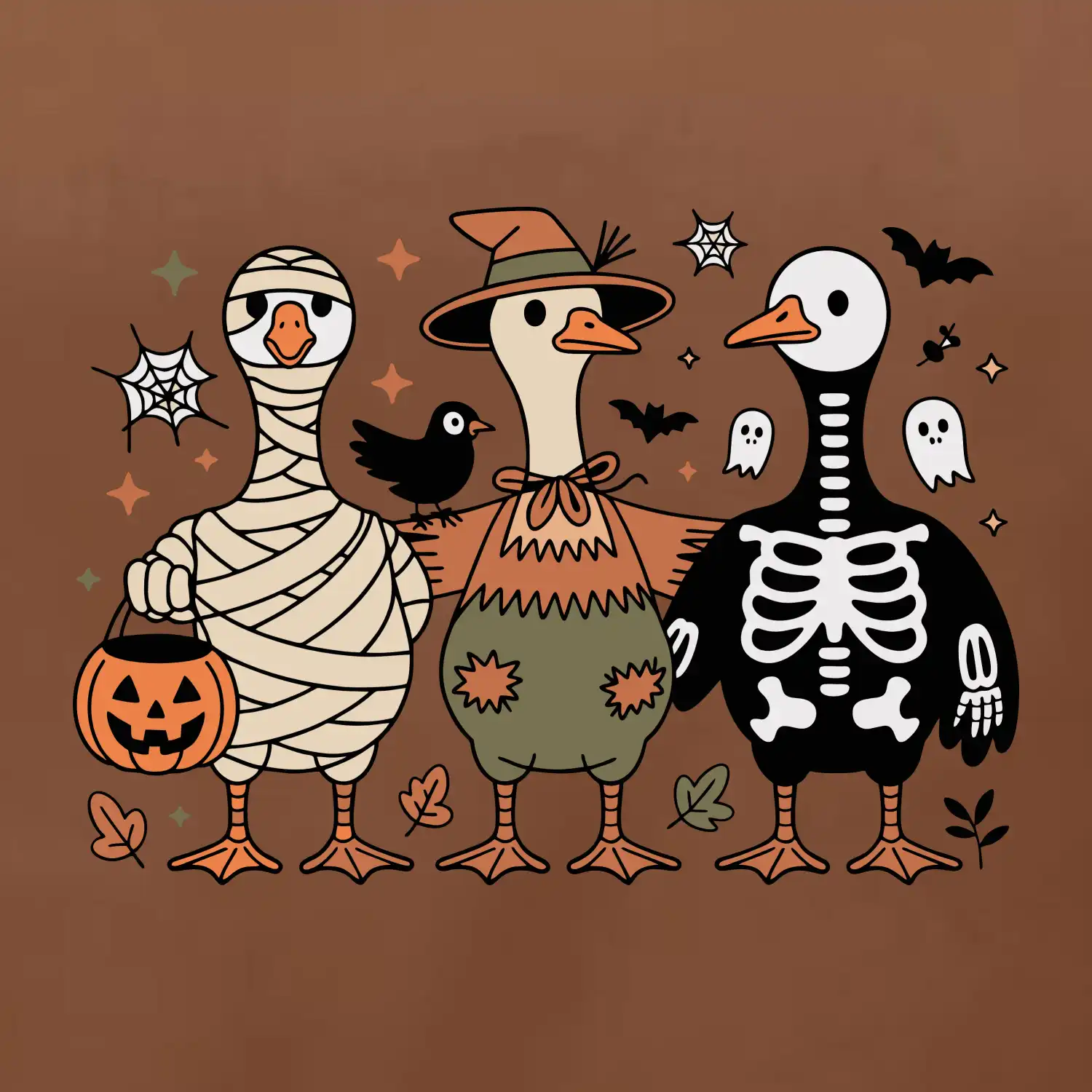Halloweenské kachny