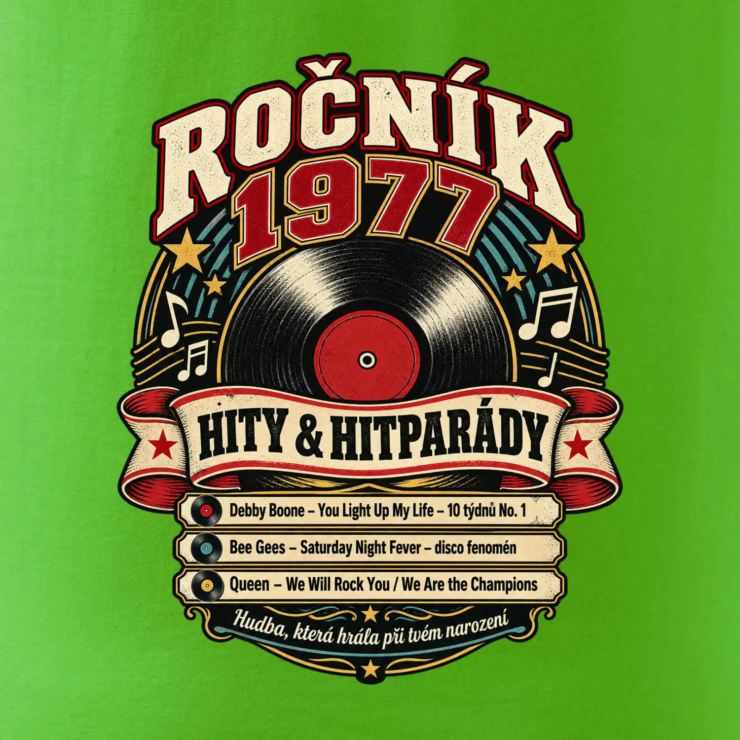 Rocnik 1977 hity a hitparady