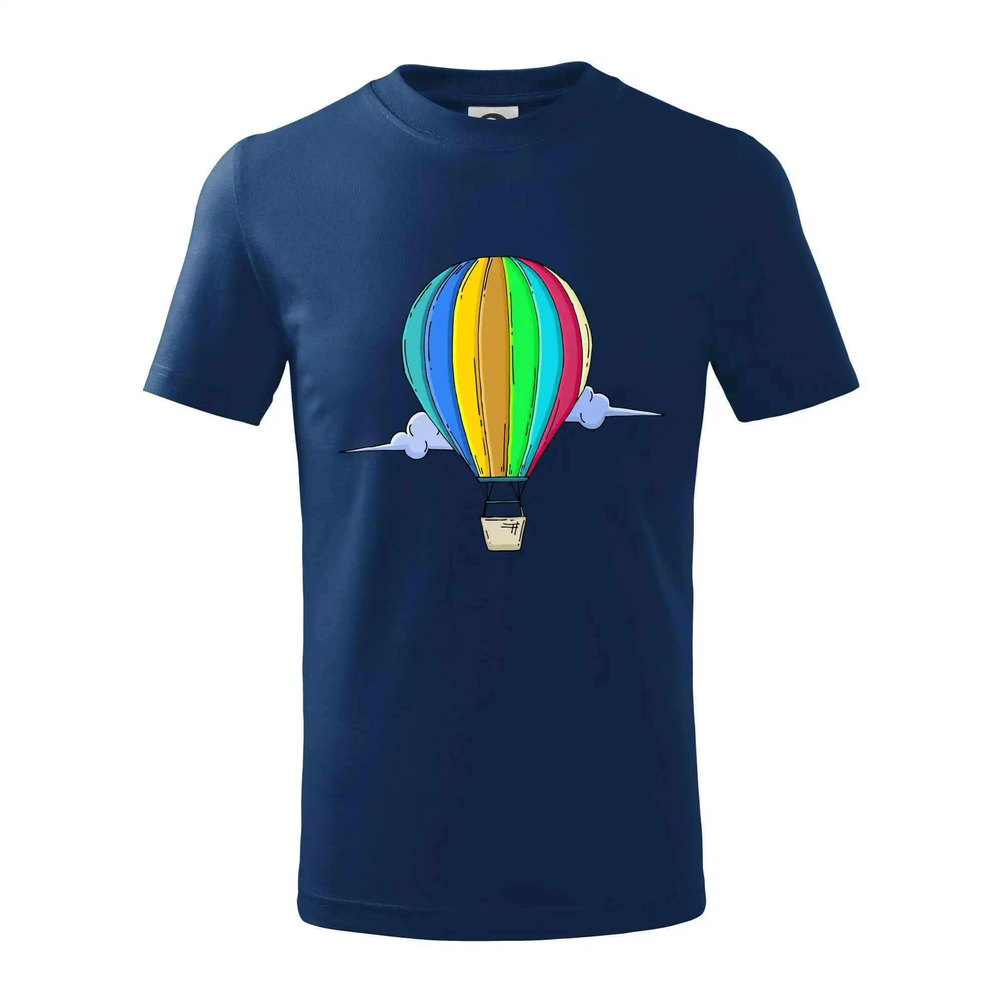 Horkovzdušný balon v oblacích
