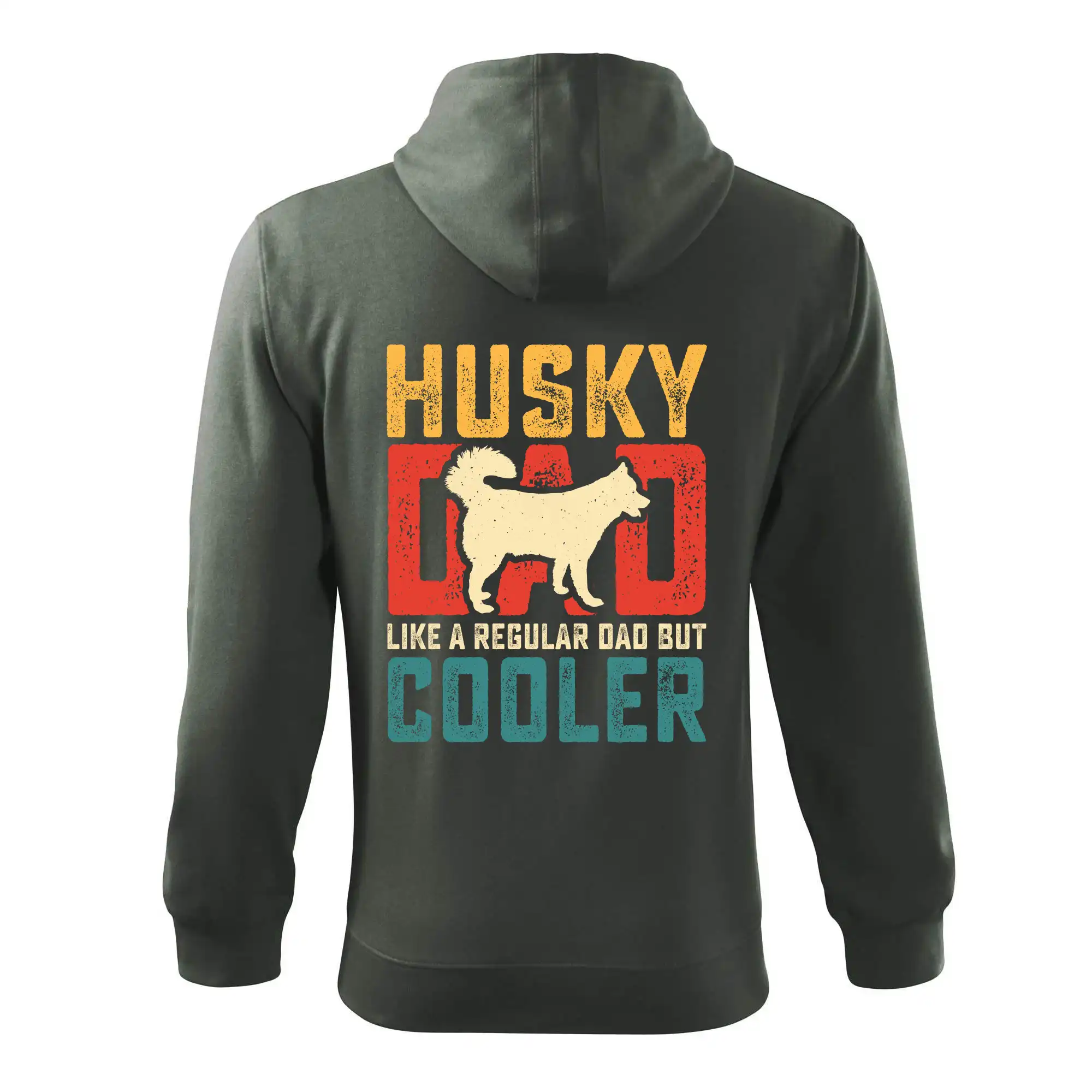 Husky dad like a regular dad but cooler