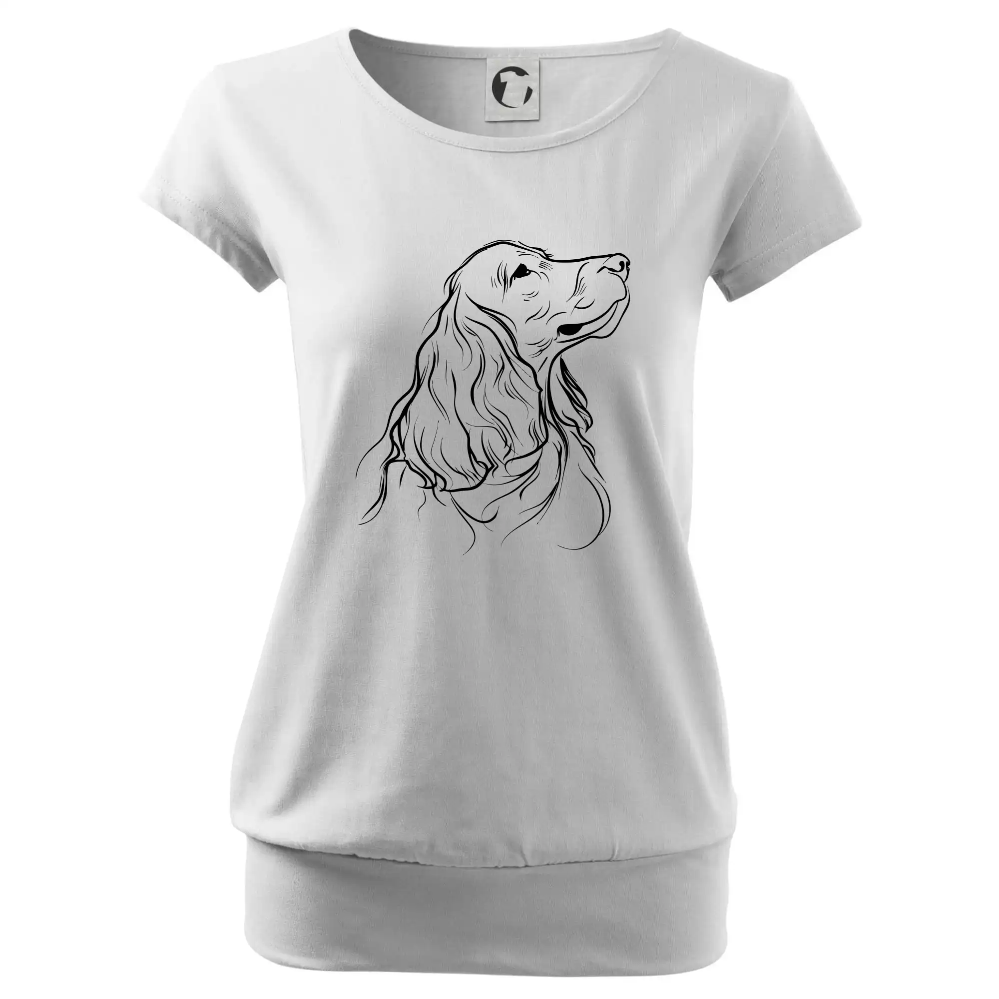 Anglický kokršpaněl černá kresba