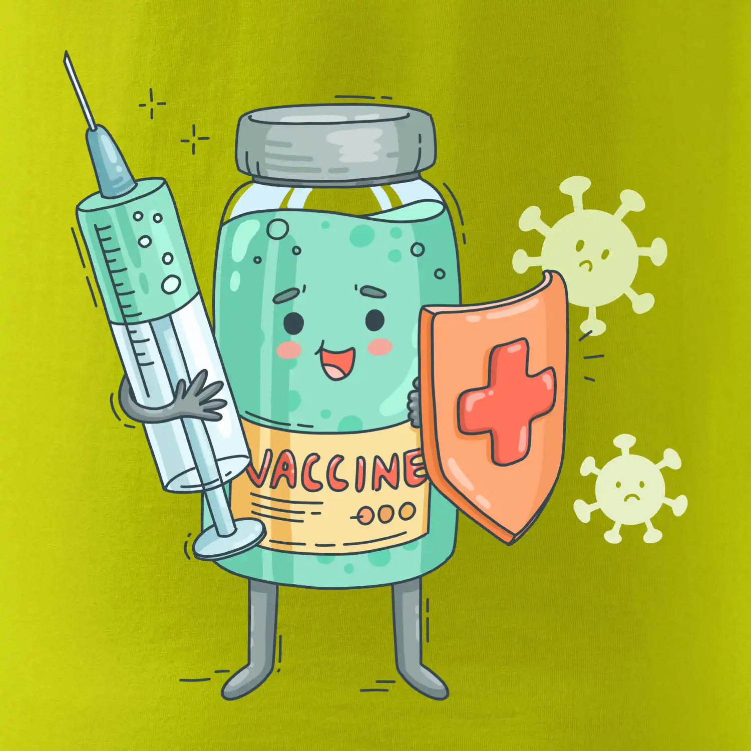 Cartoon vaccine