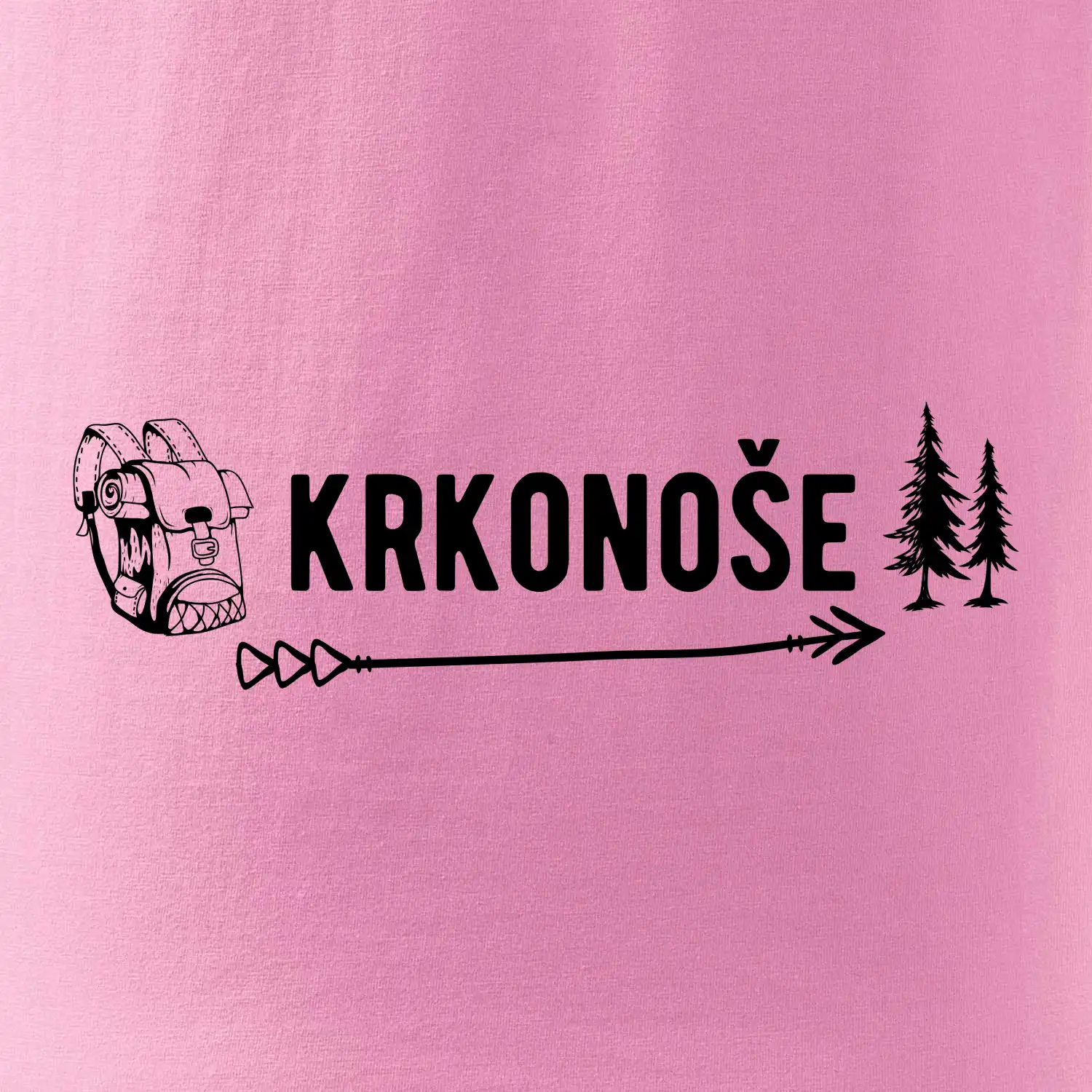 Krkonoše nápis