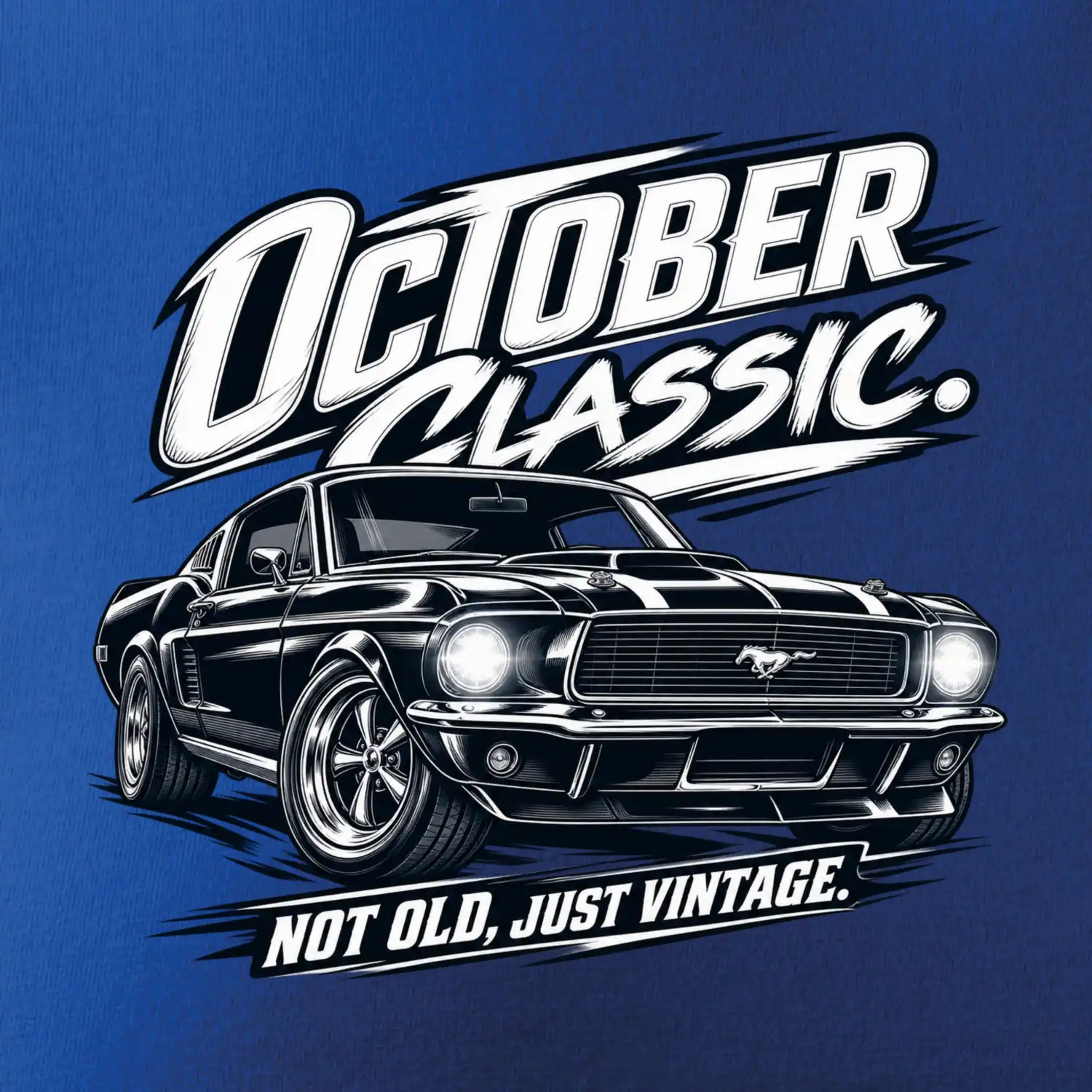 Říjnová klasika americký veterán muscle car