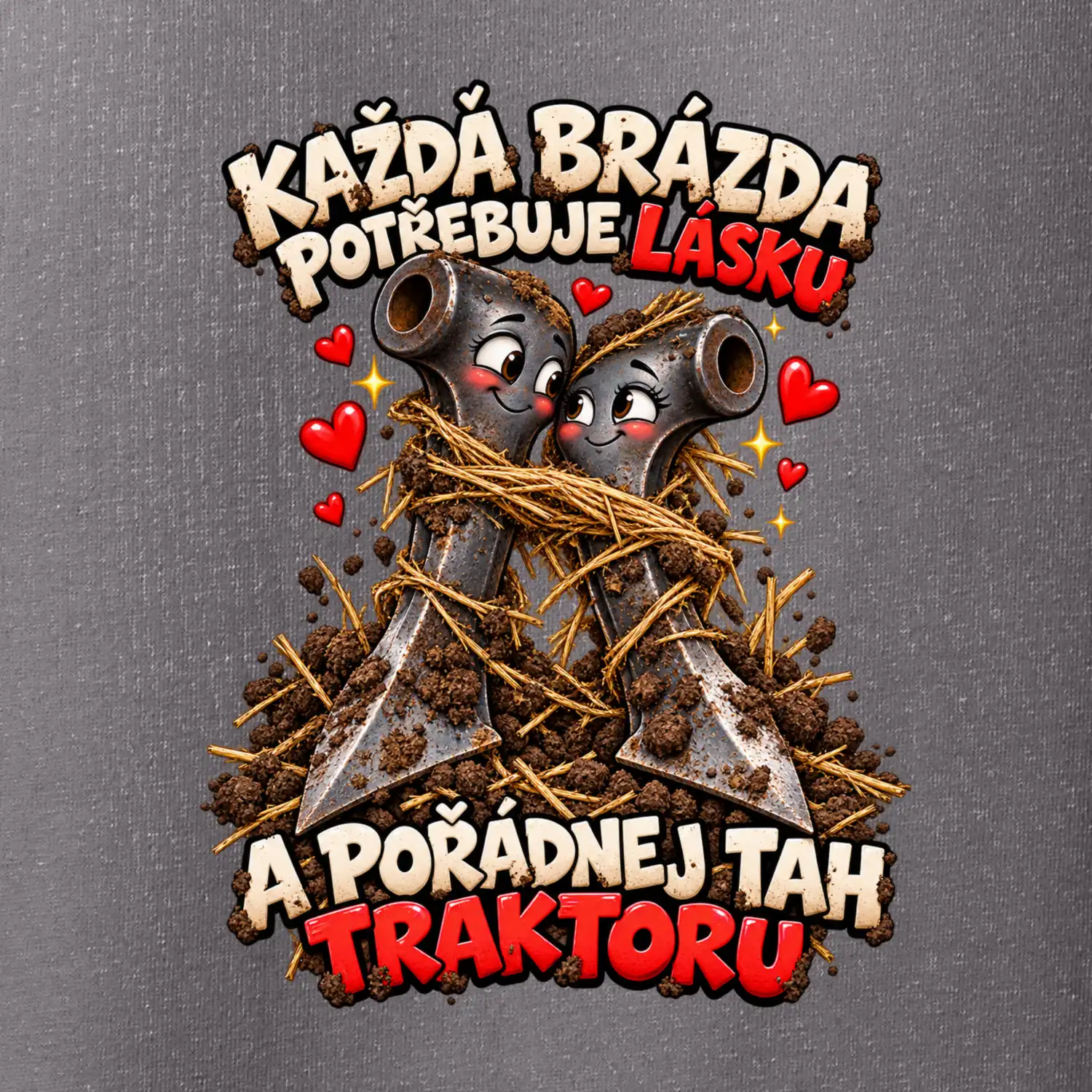 Zamilované ocelové zuby polních bran
