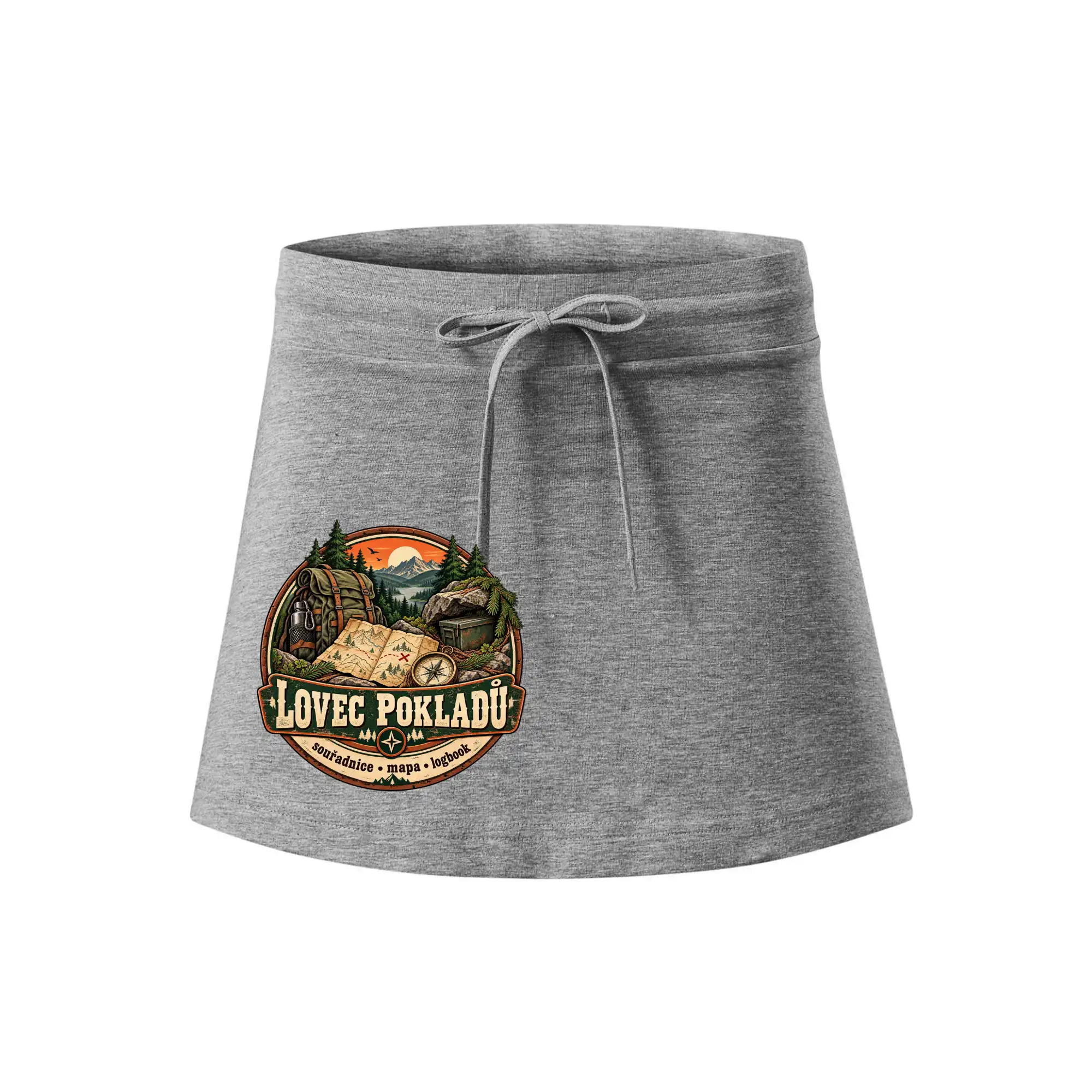 Lovec pokladů vintage horský odznak
