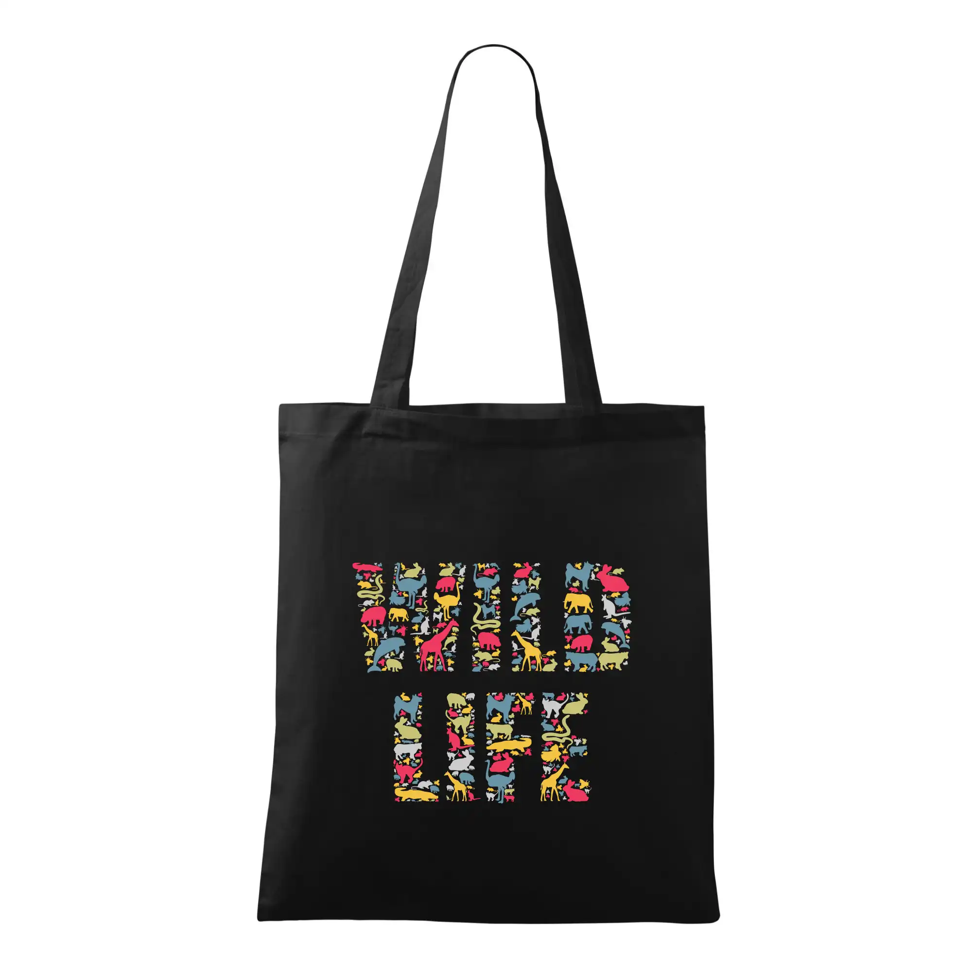 Wild Life nápis ze zvířat