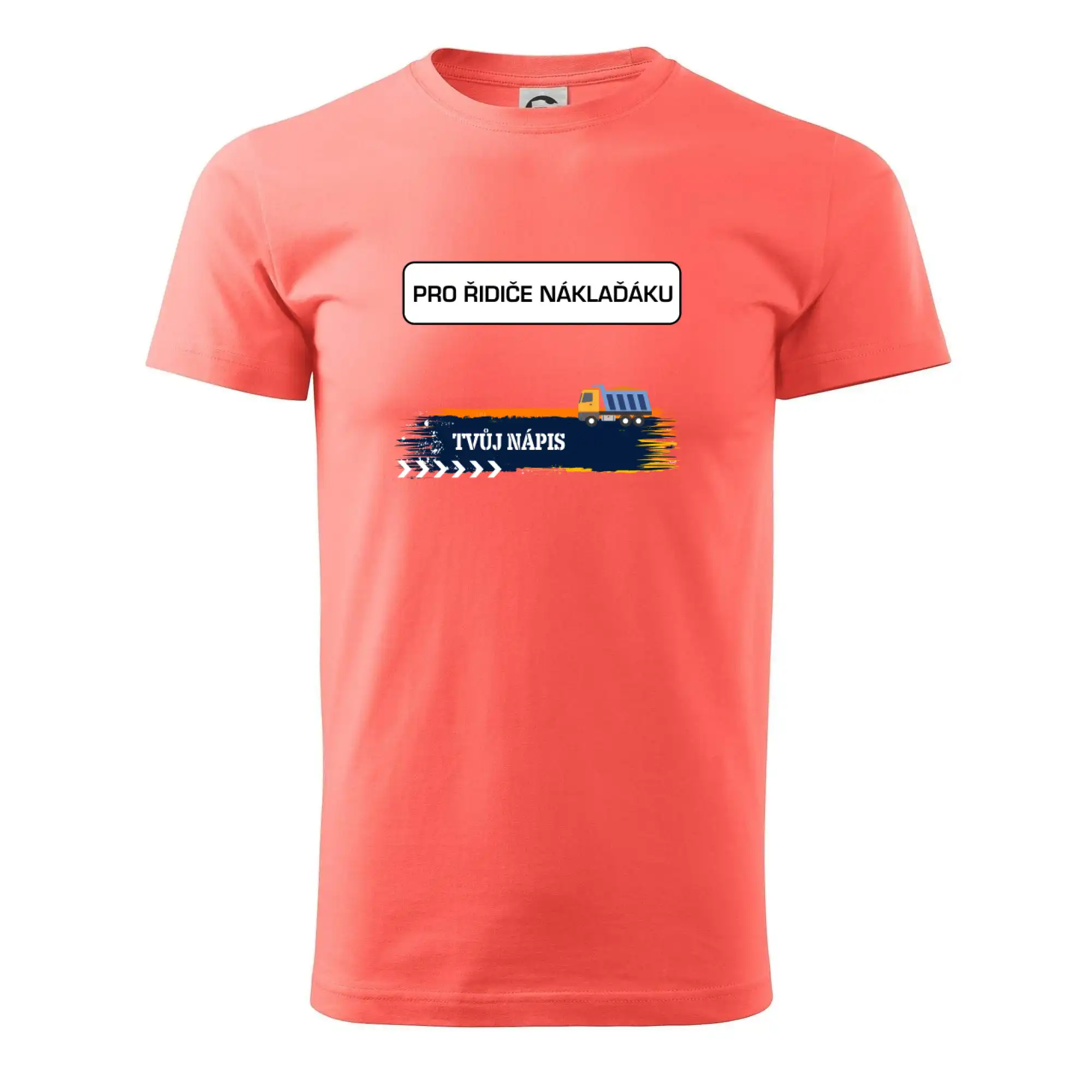 Stavba - vlastní nápis - náklaďák
