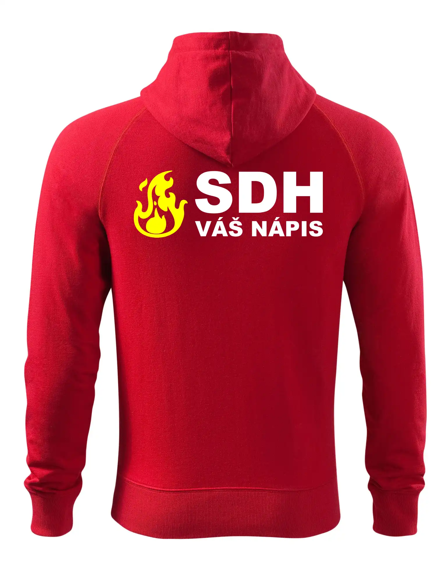 SDH nápis (oheň, firesport, název sboru - vlastní nápis)