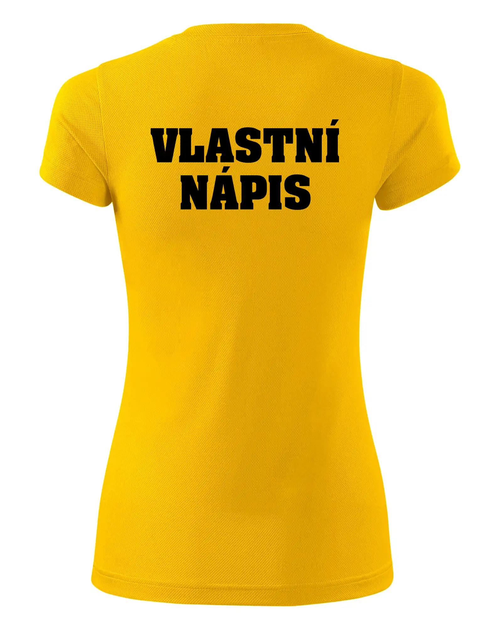 Hvězda života - vlastní nápis vpředu a vzadu