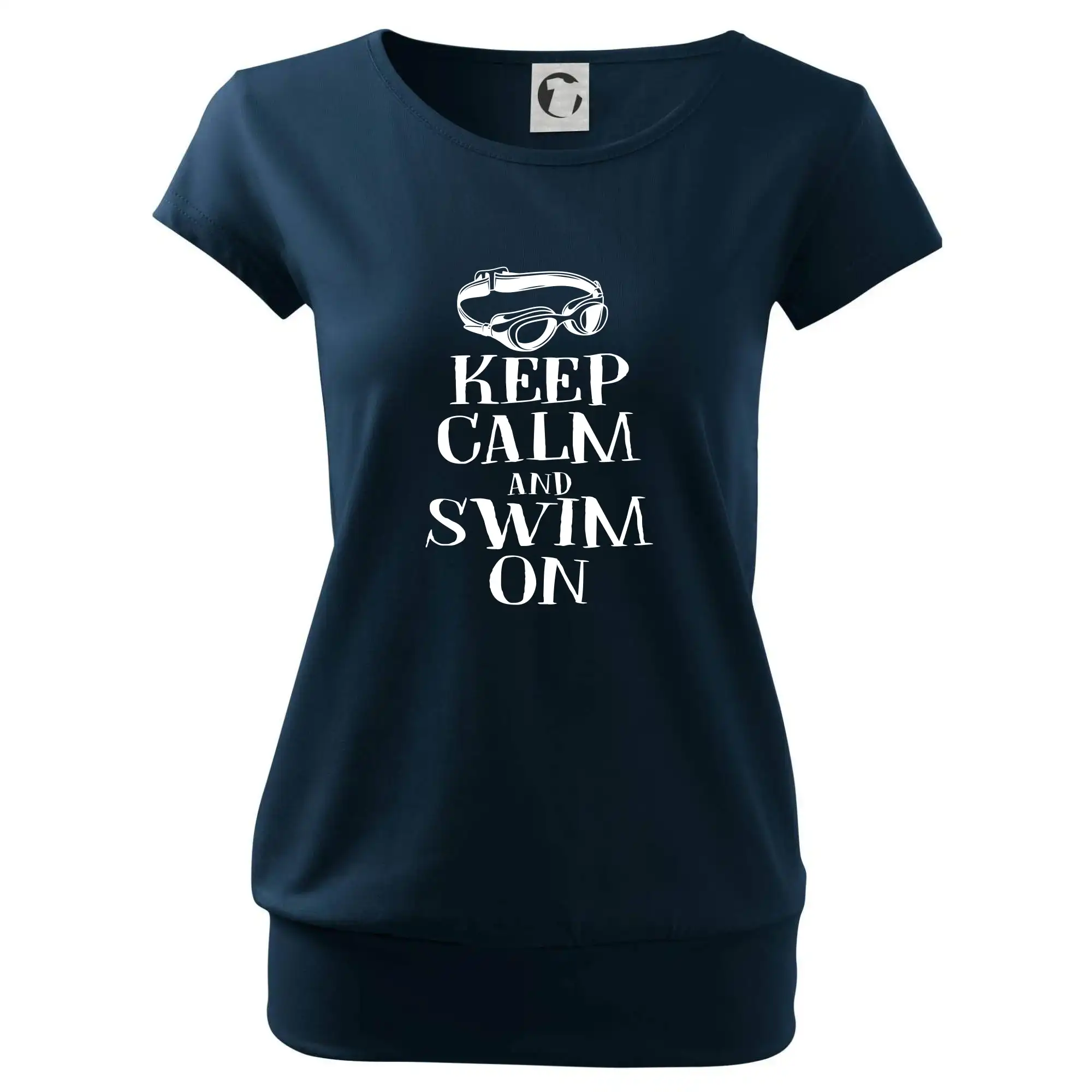 Keep calm and swim on