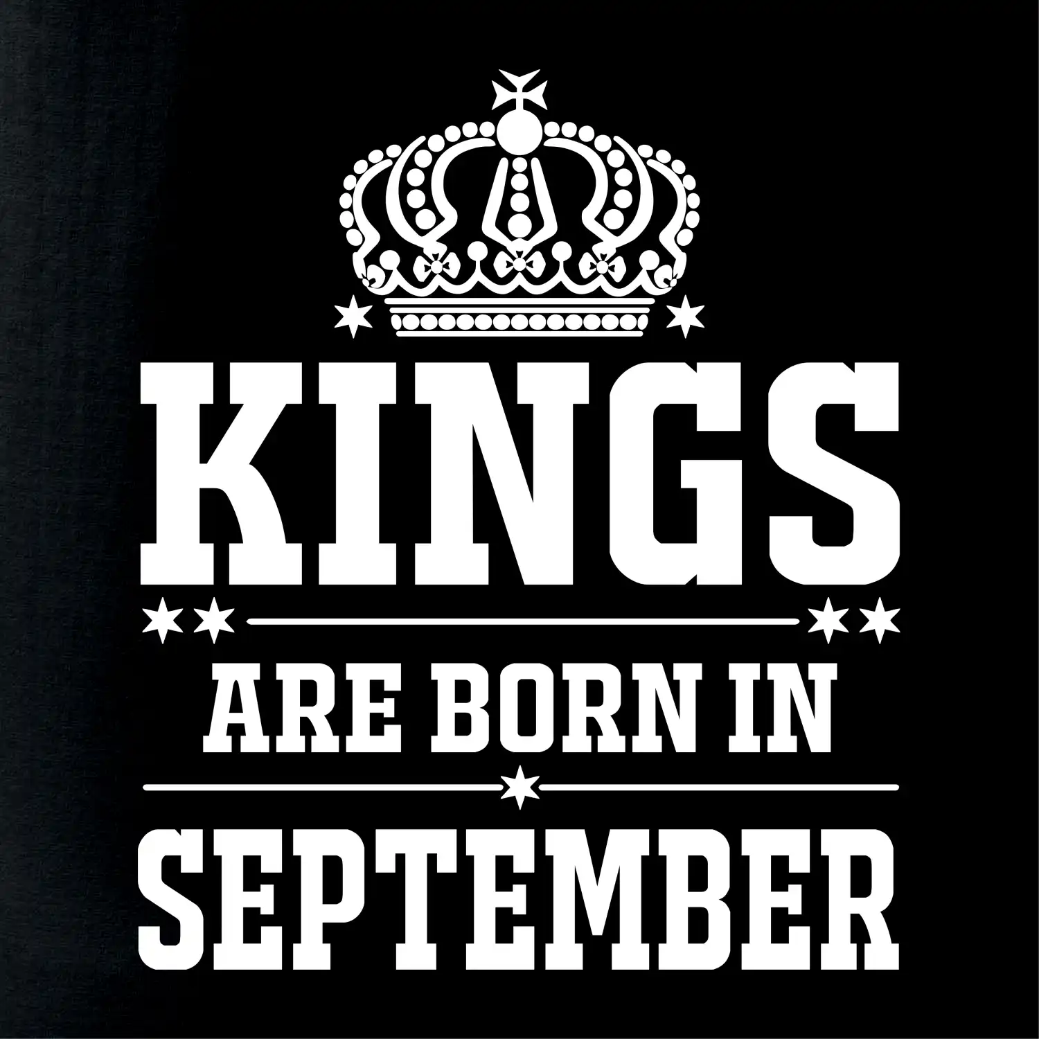 Kings are born in September