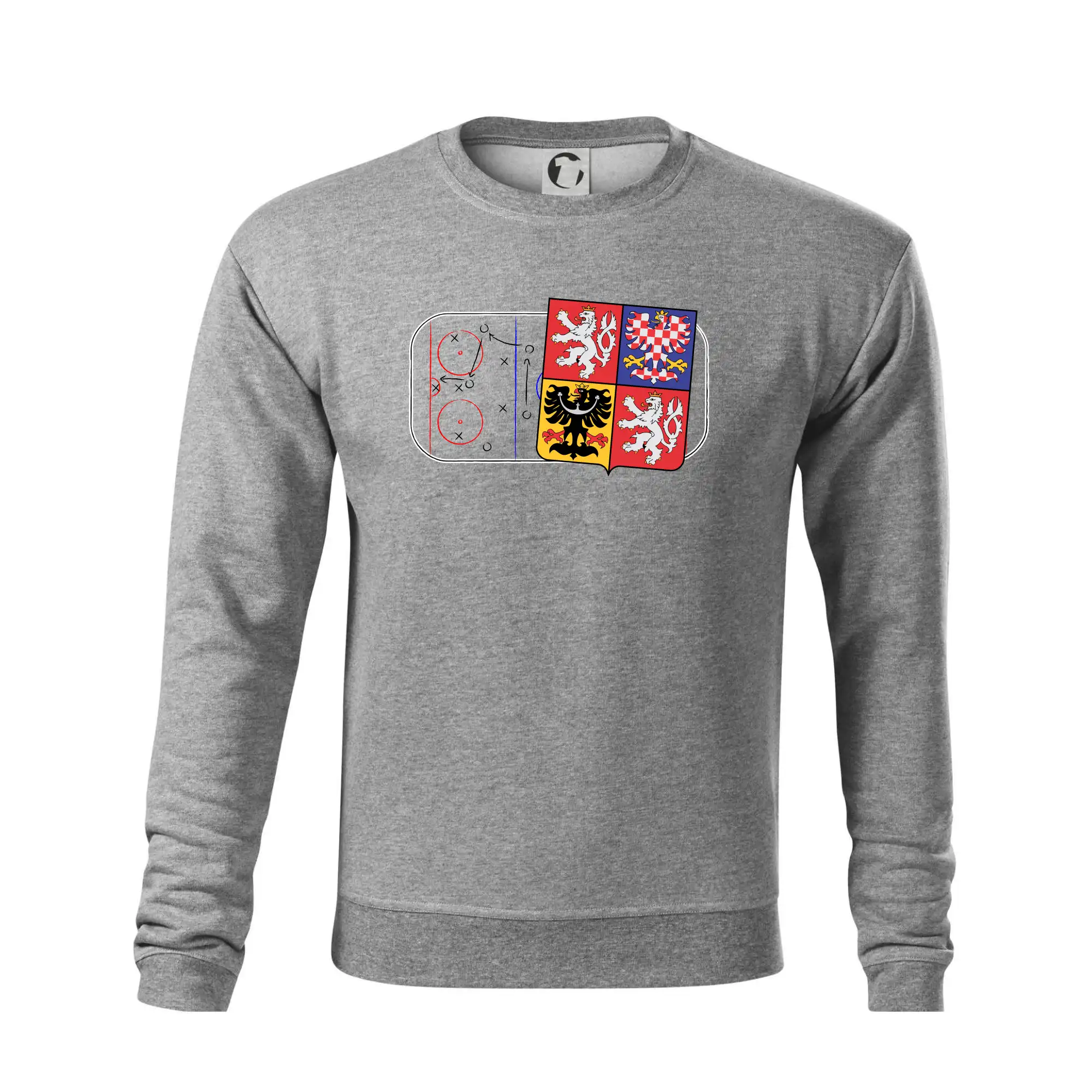 ČR znak na ledě