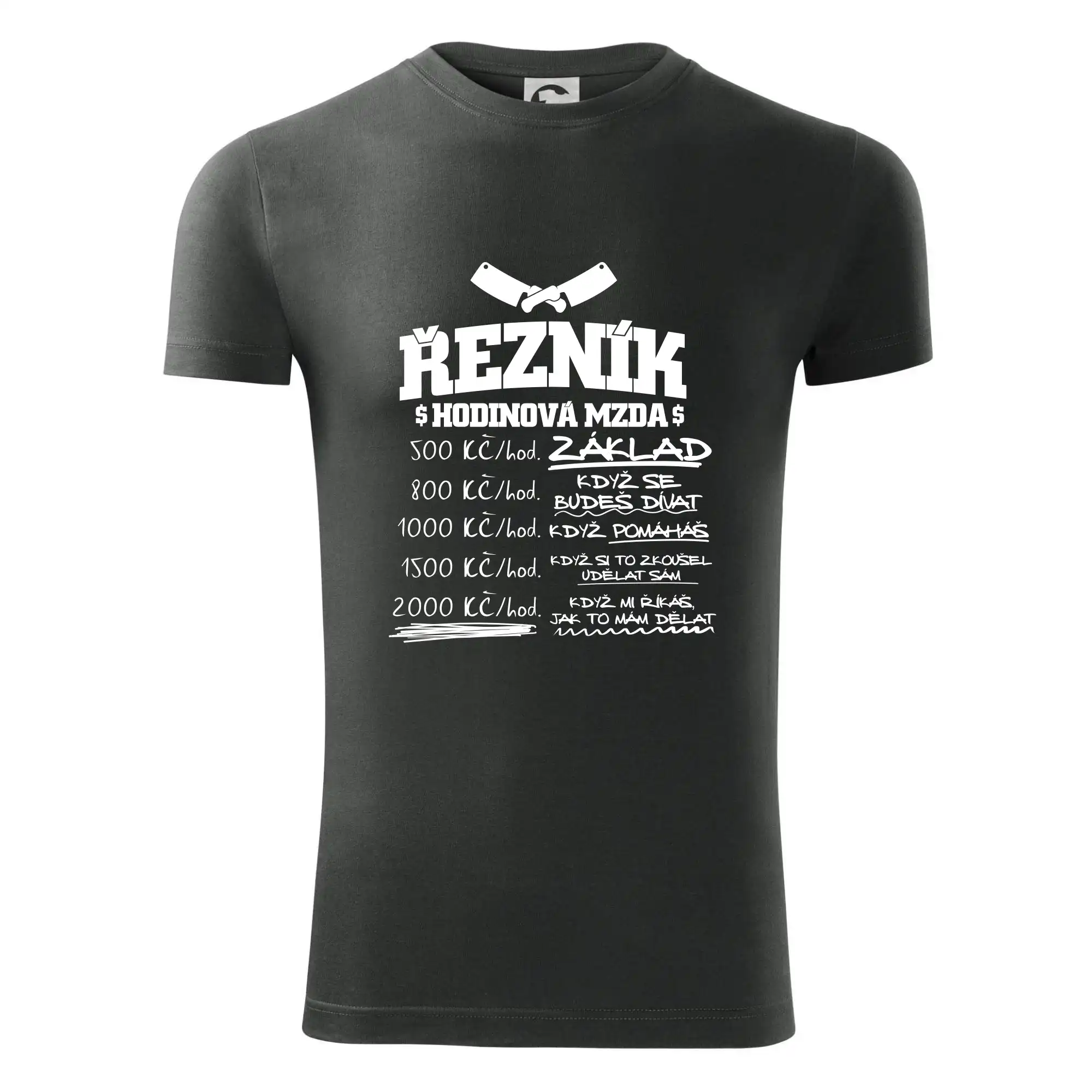 Hodinová mzda řezník