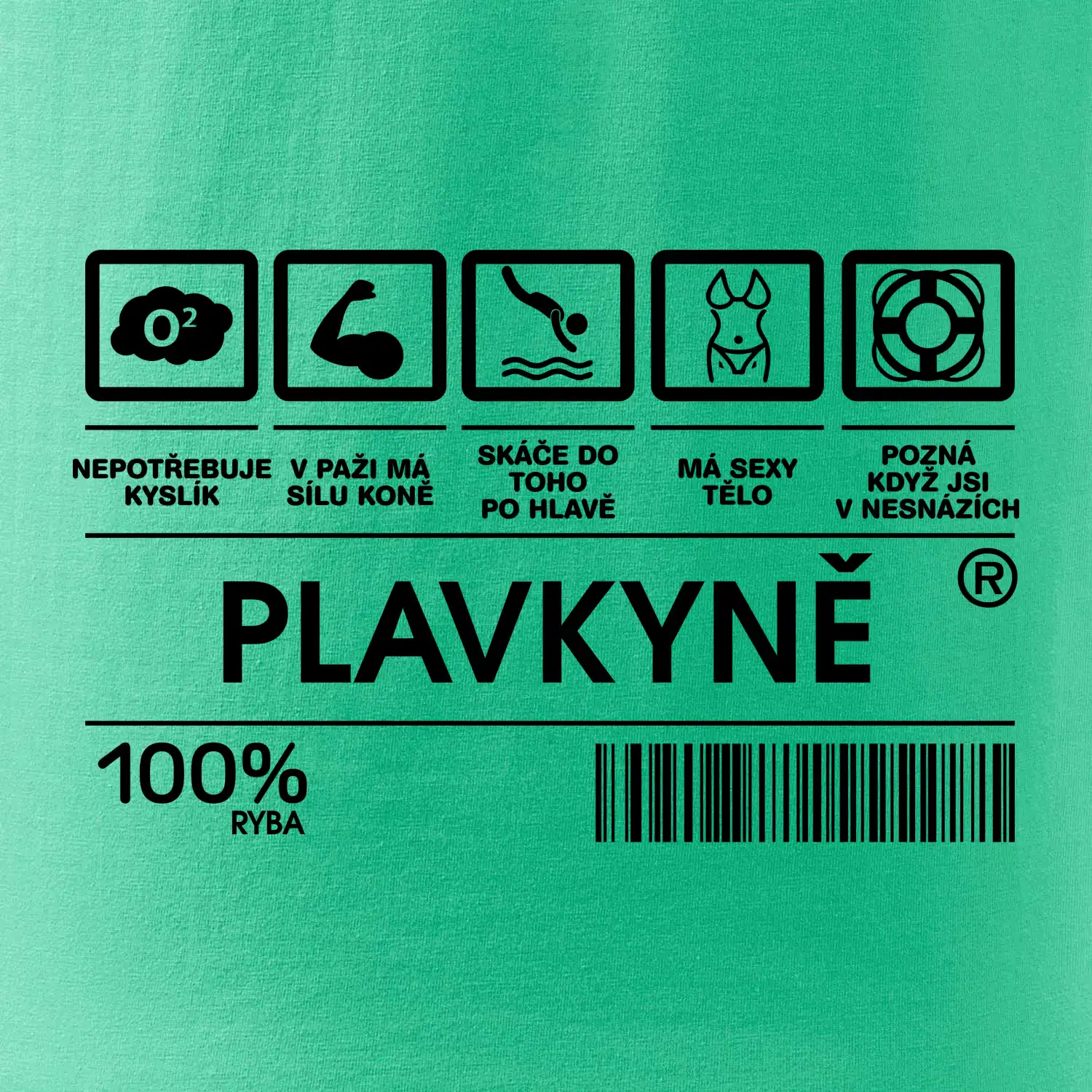 Čárový kód  - Plavkyně