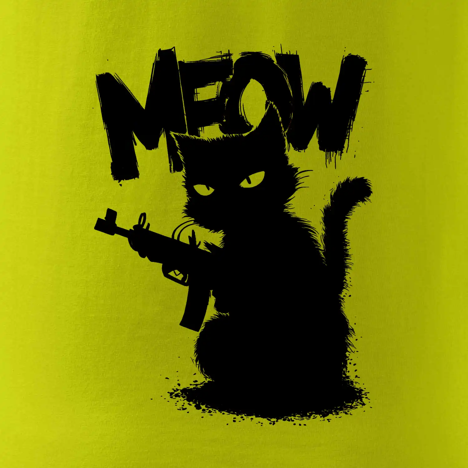Meow kočka se zbraní