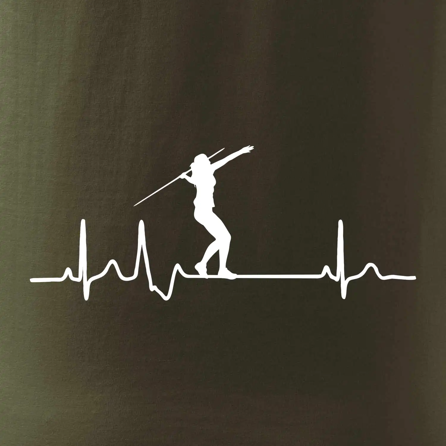 EKG hod oštěpem žena