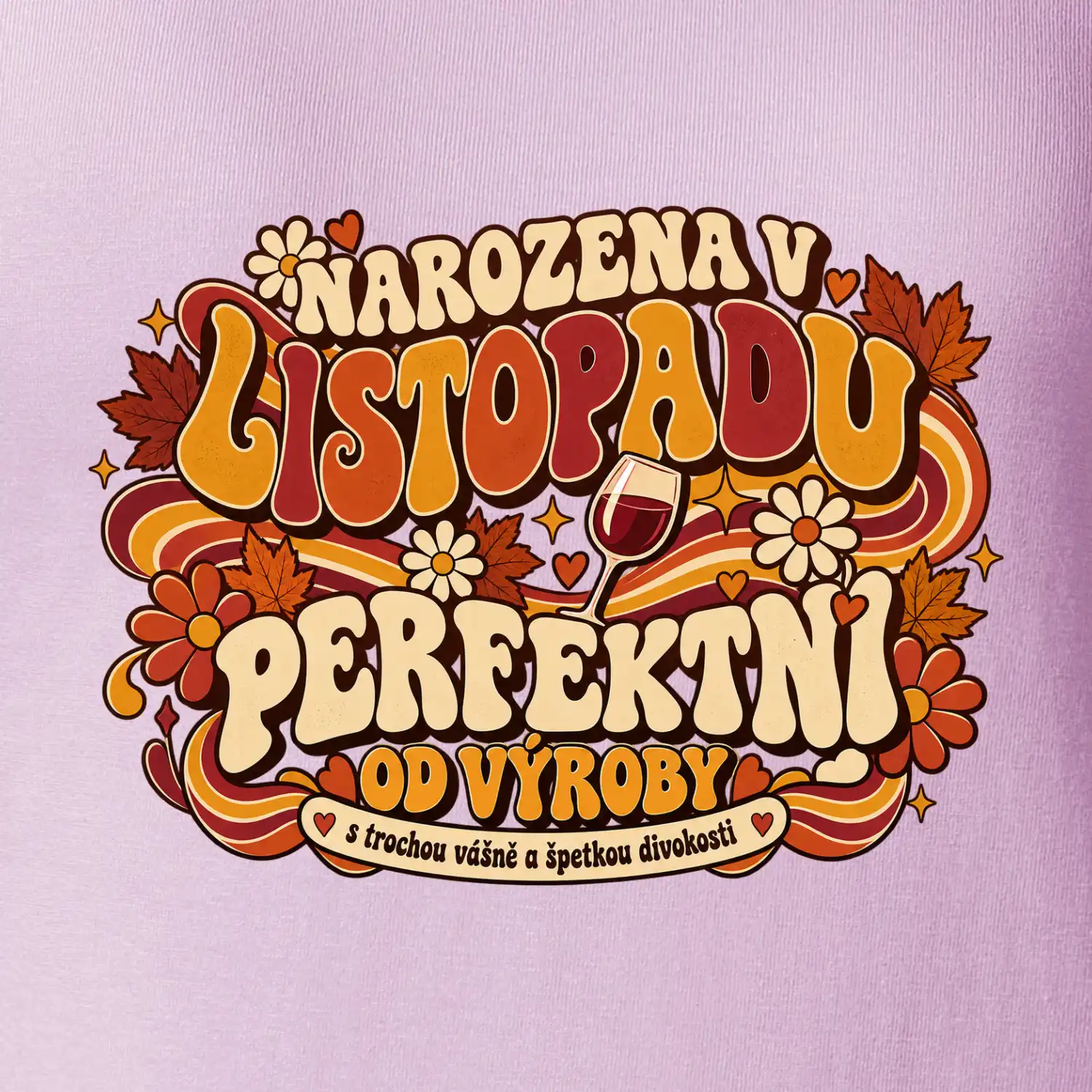 Narozena v listopadu perfektní od výroby retro