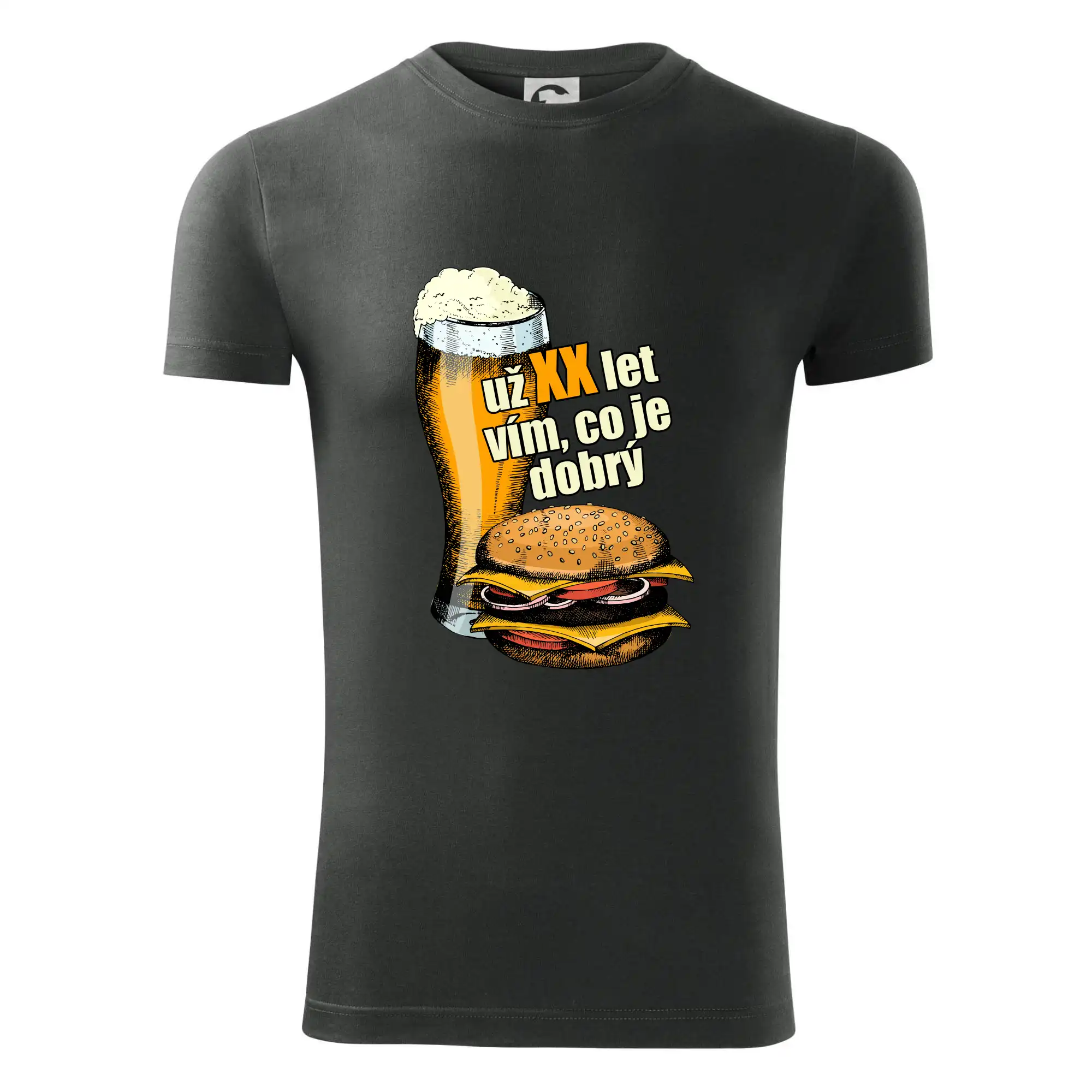 Pivo a burger vím co je dobrý