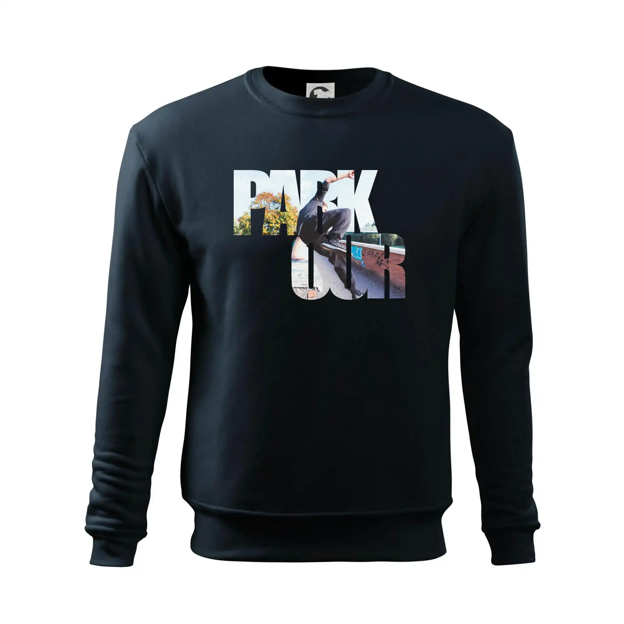 Parkour nápis ve městě